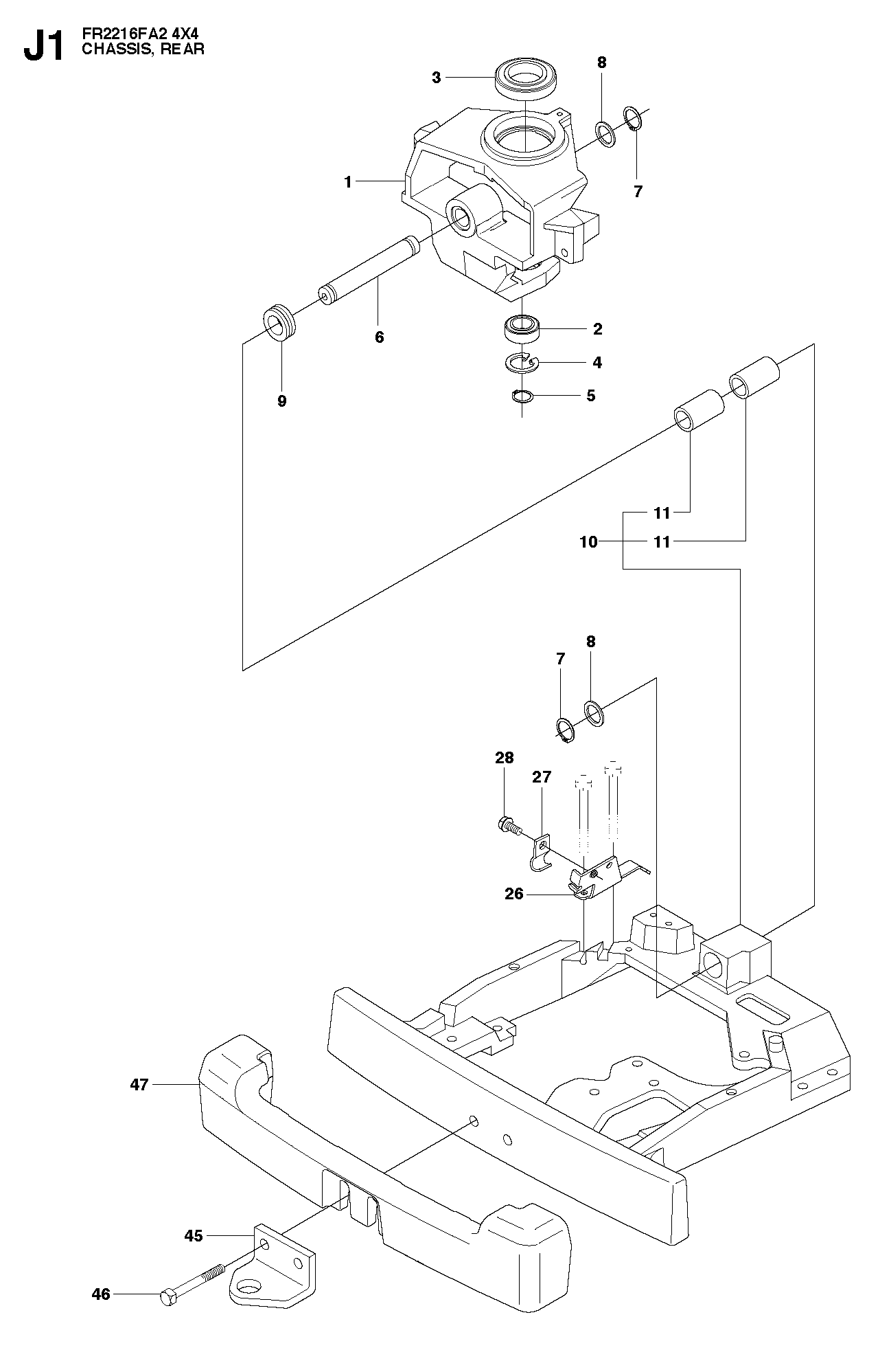 CHASSIS, ENGINE & PULLEYS