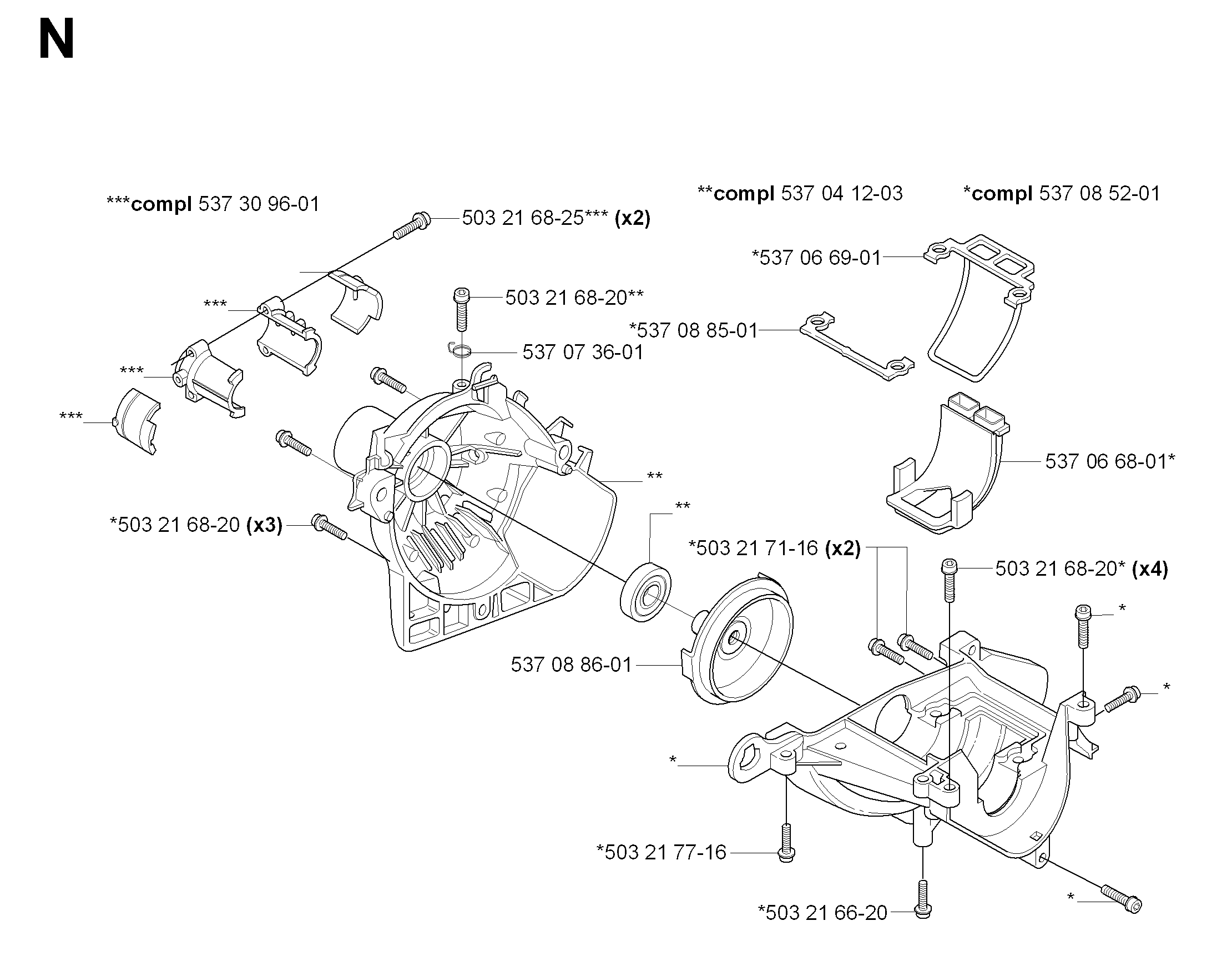 CRANKCASE & CLUTCHDRUM