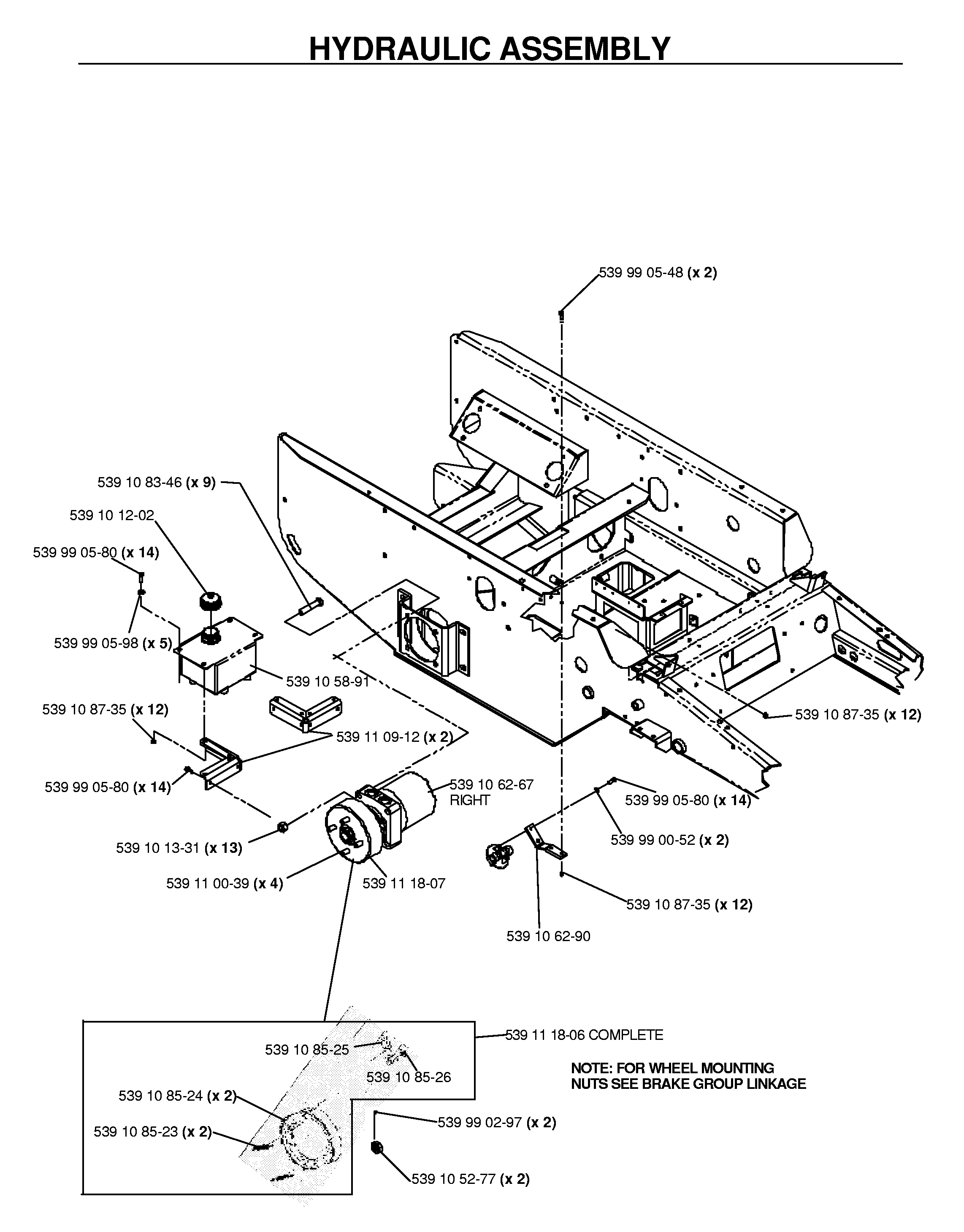 HYDRAULIC PUMP - MOTOR