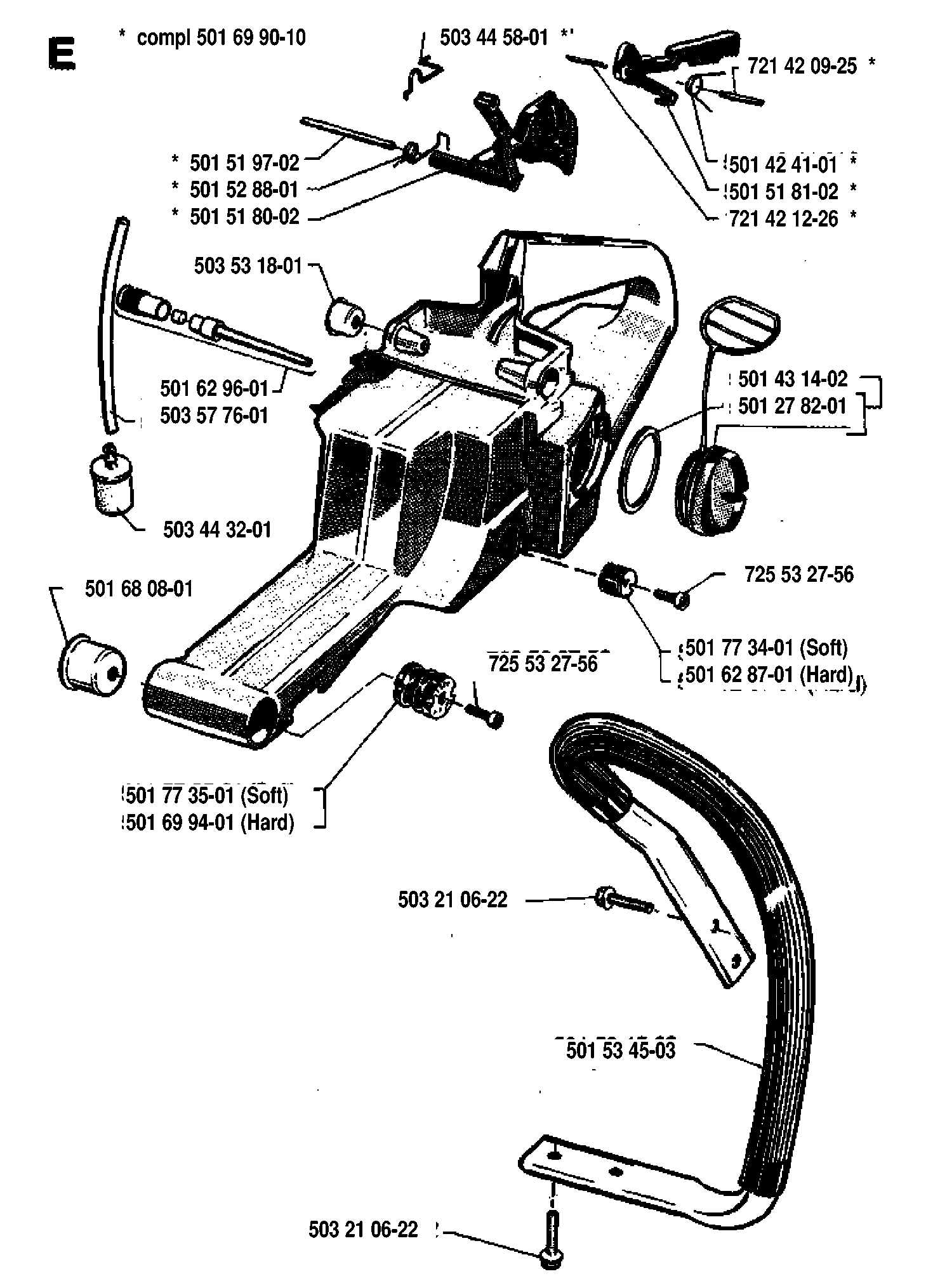 FUEL TANK & HANDLE