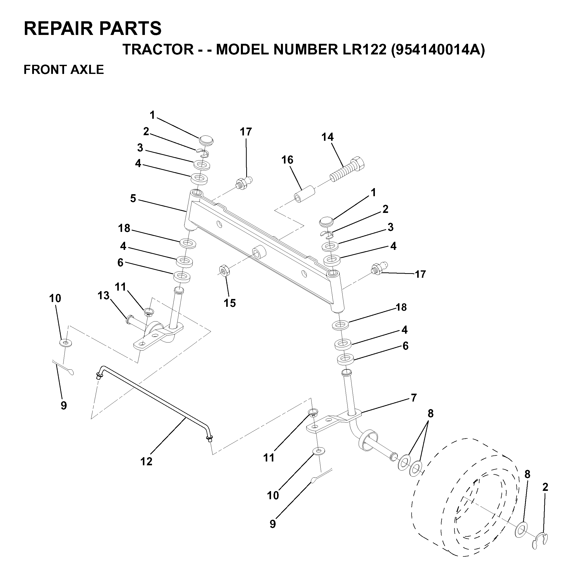 FRONT AXLE 