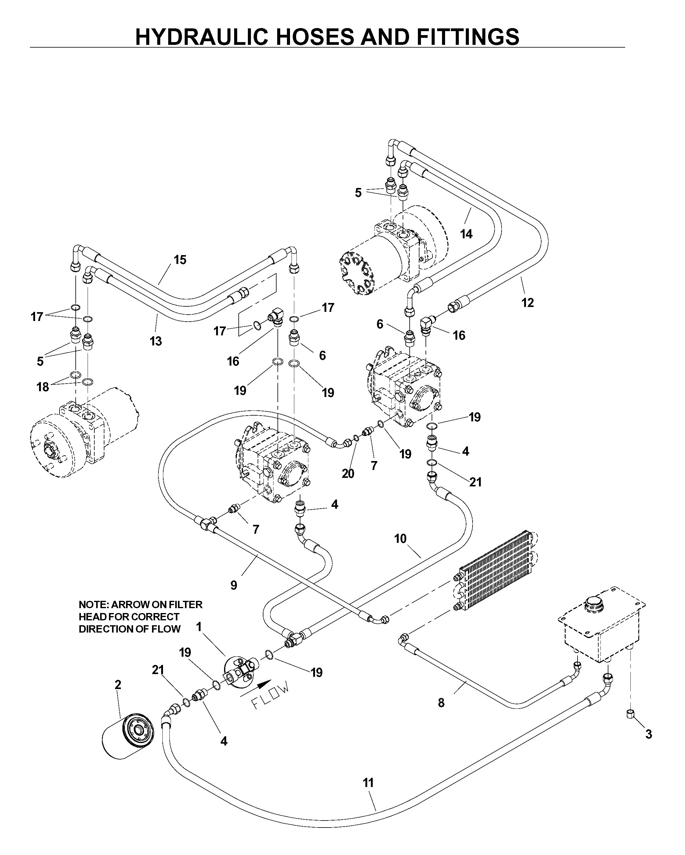 HYDRAULIC PUMP - MOTOR