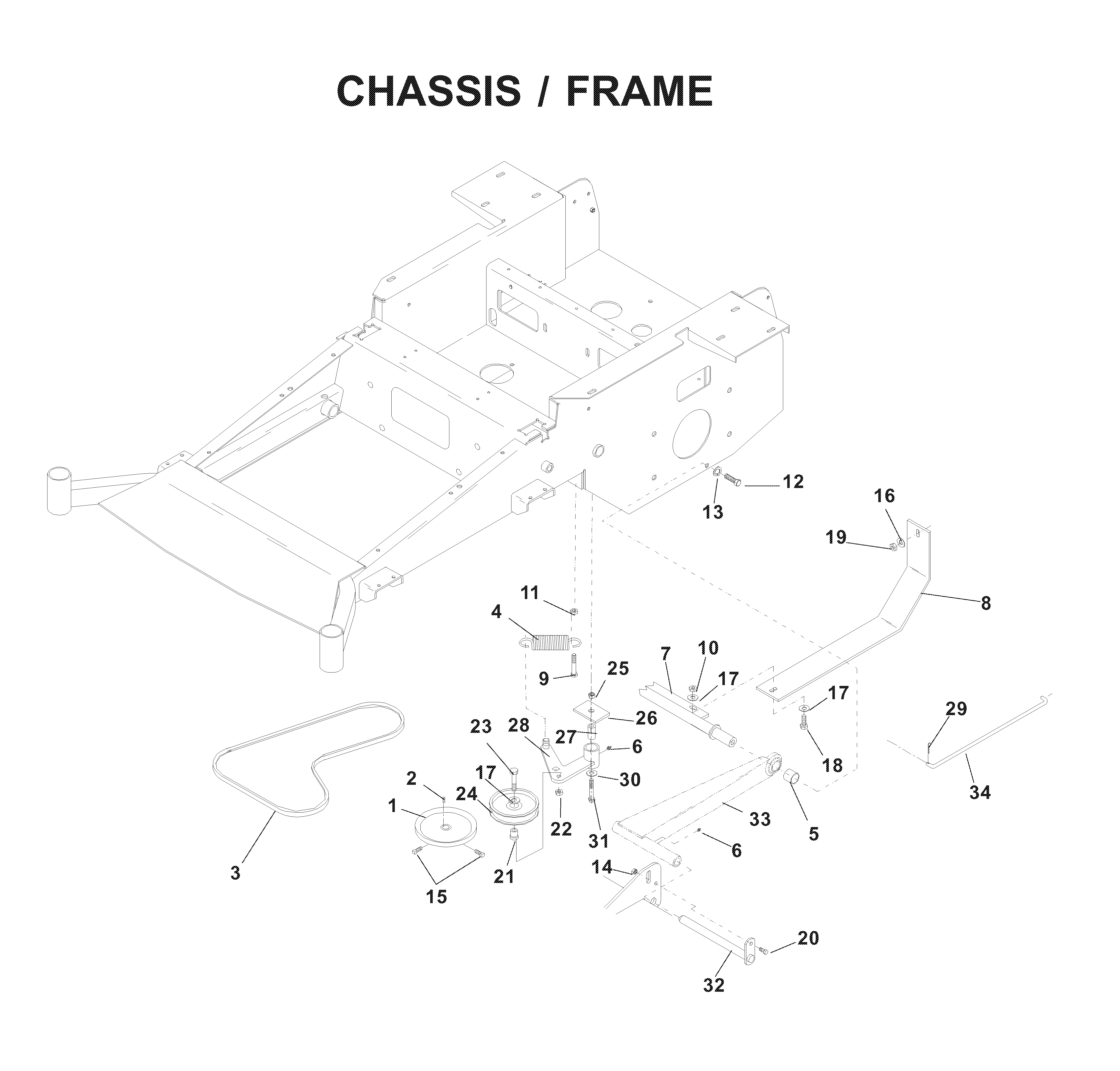 MOWER DECK / CUTTING DECK