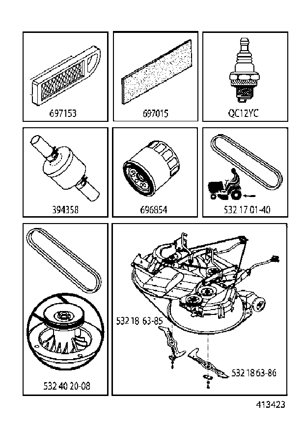 FREQUENTLY USED PARTS