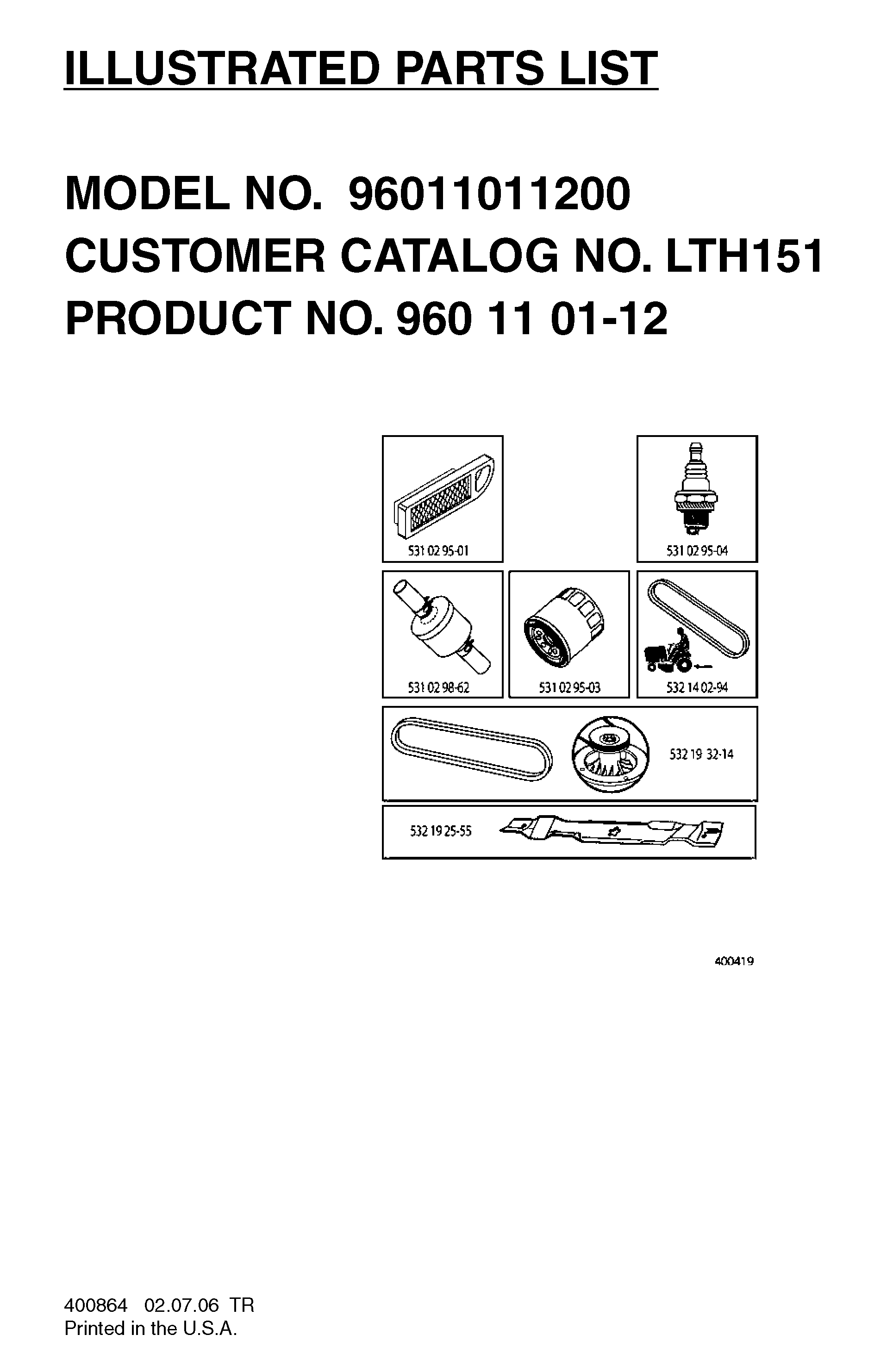 FREQUENTLY USED PARTS