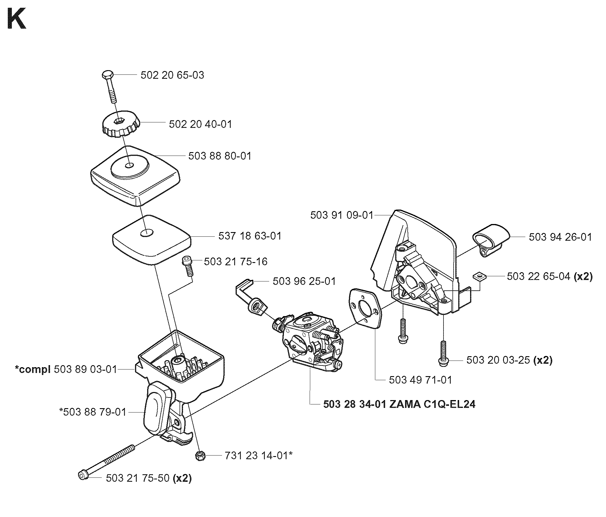 CARBURETOR & AIR FILTER