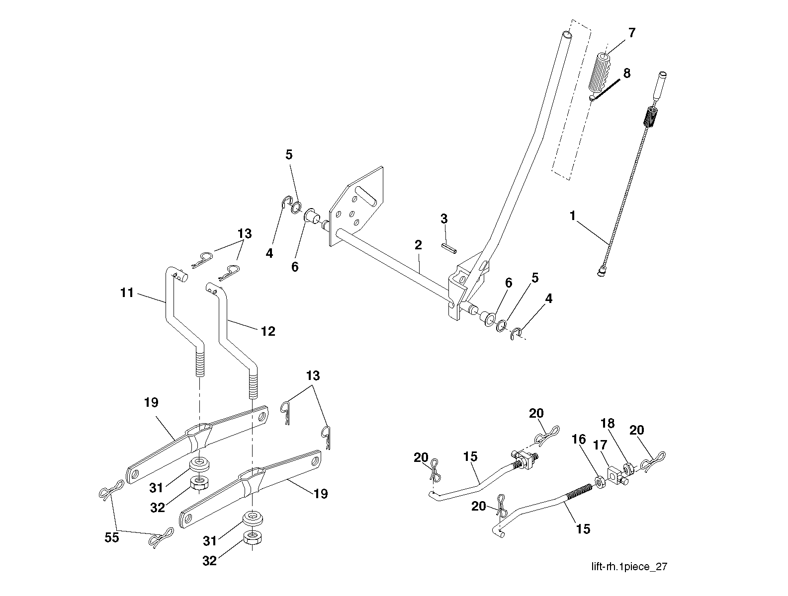 MOWER LIFT / DECK LIFT