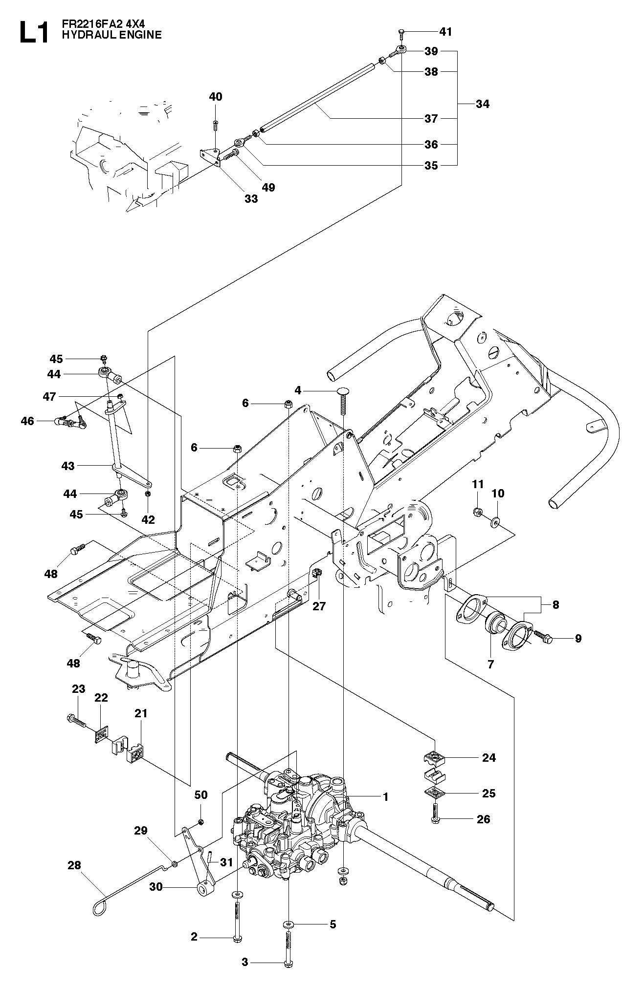 HYDRAULIC PUMP - MOTOR