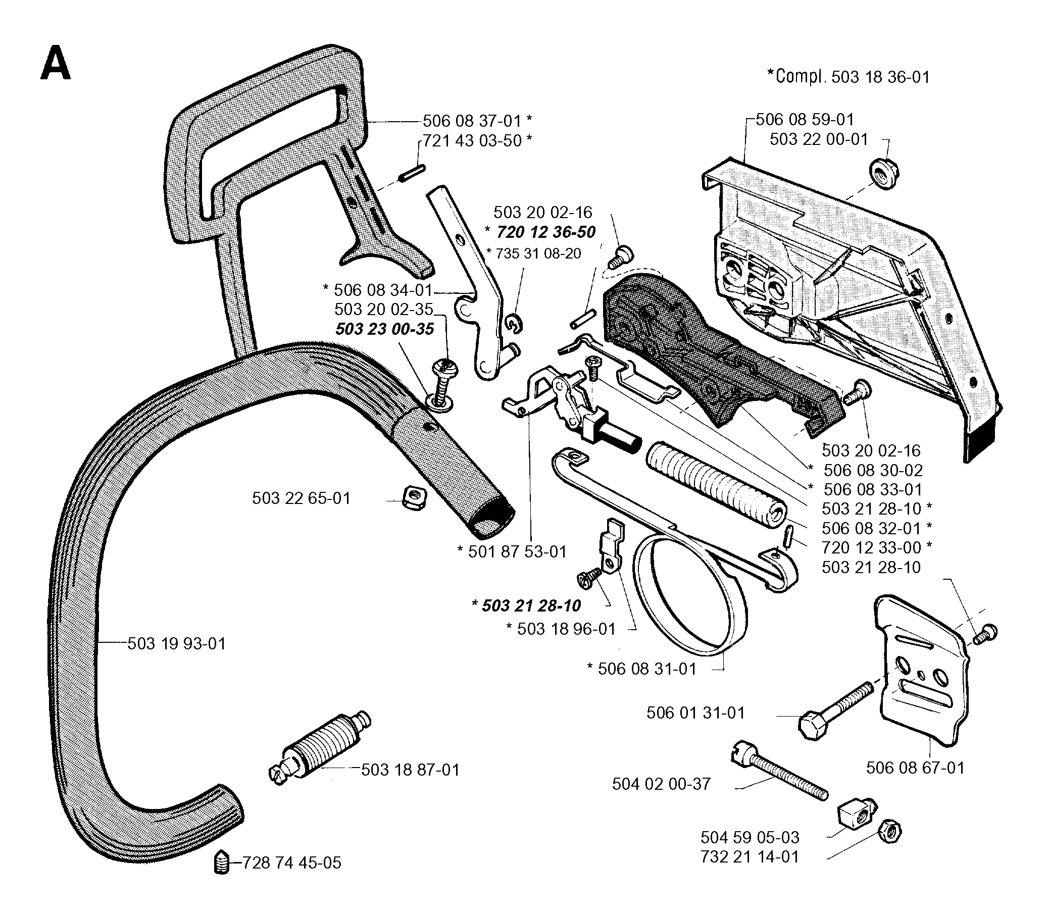 MOWER LIFT LEVER