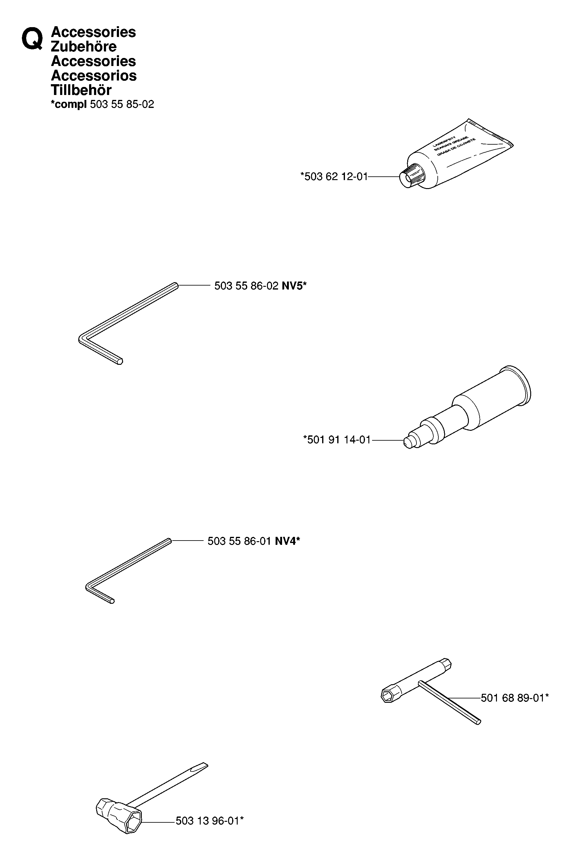 FREQUENTLY USED PARTS