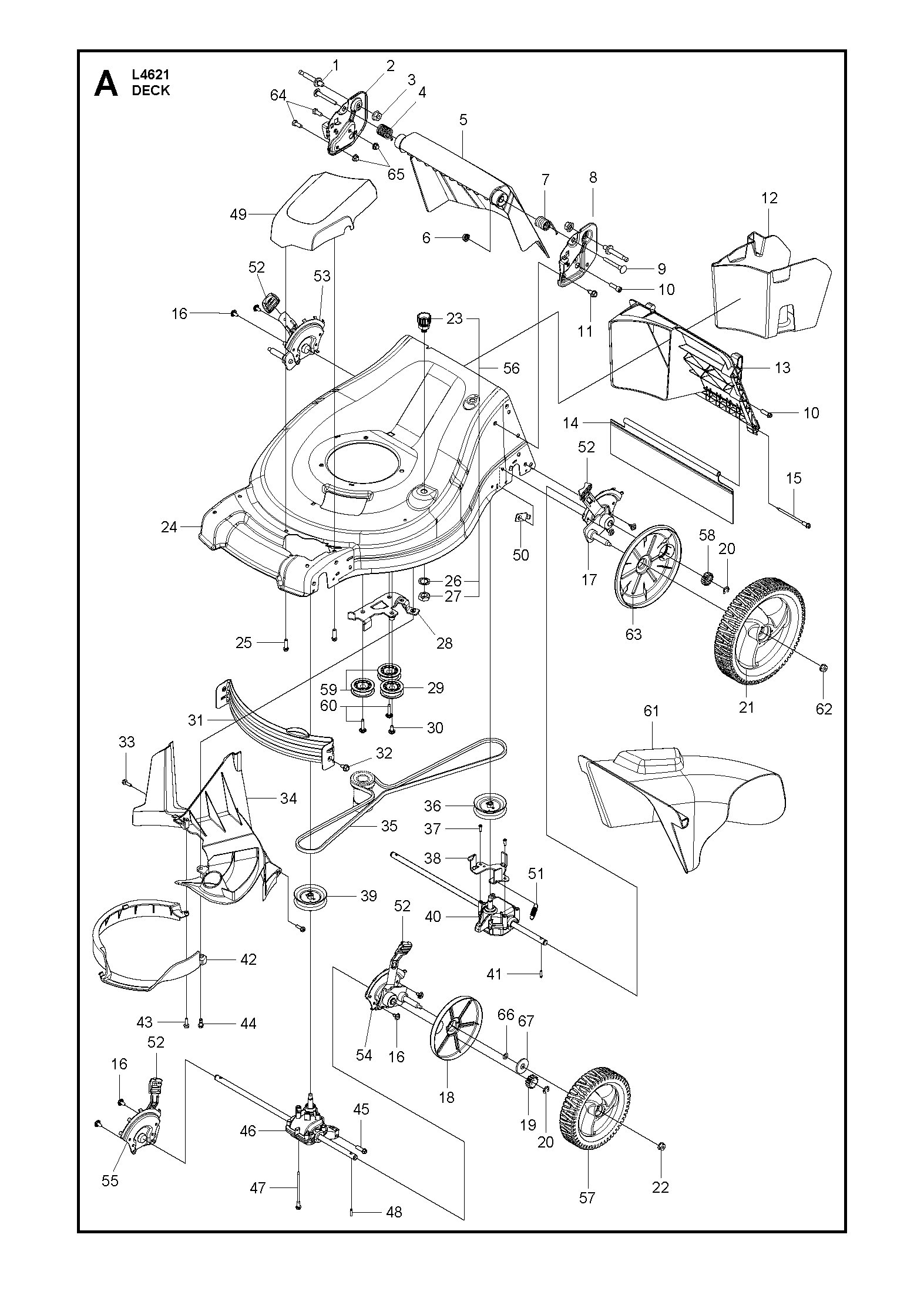 MOWER DECK / CUTTING DECK