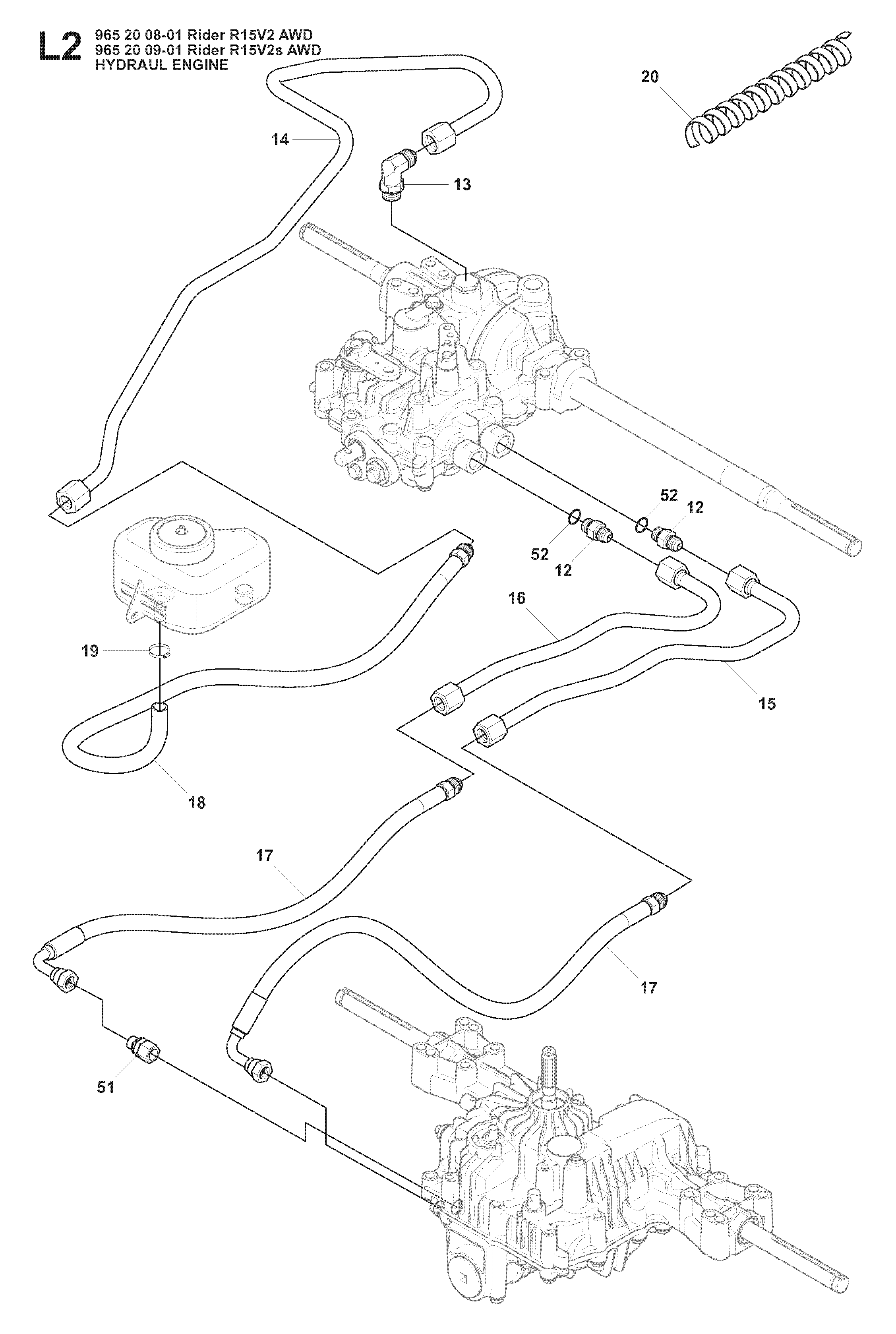 HYDRAULIC PUMP - MOTOR