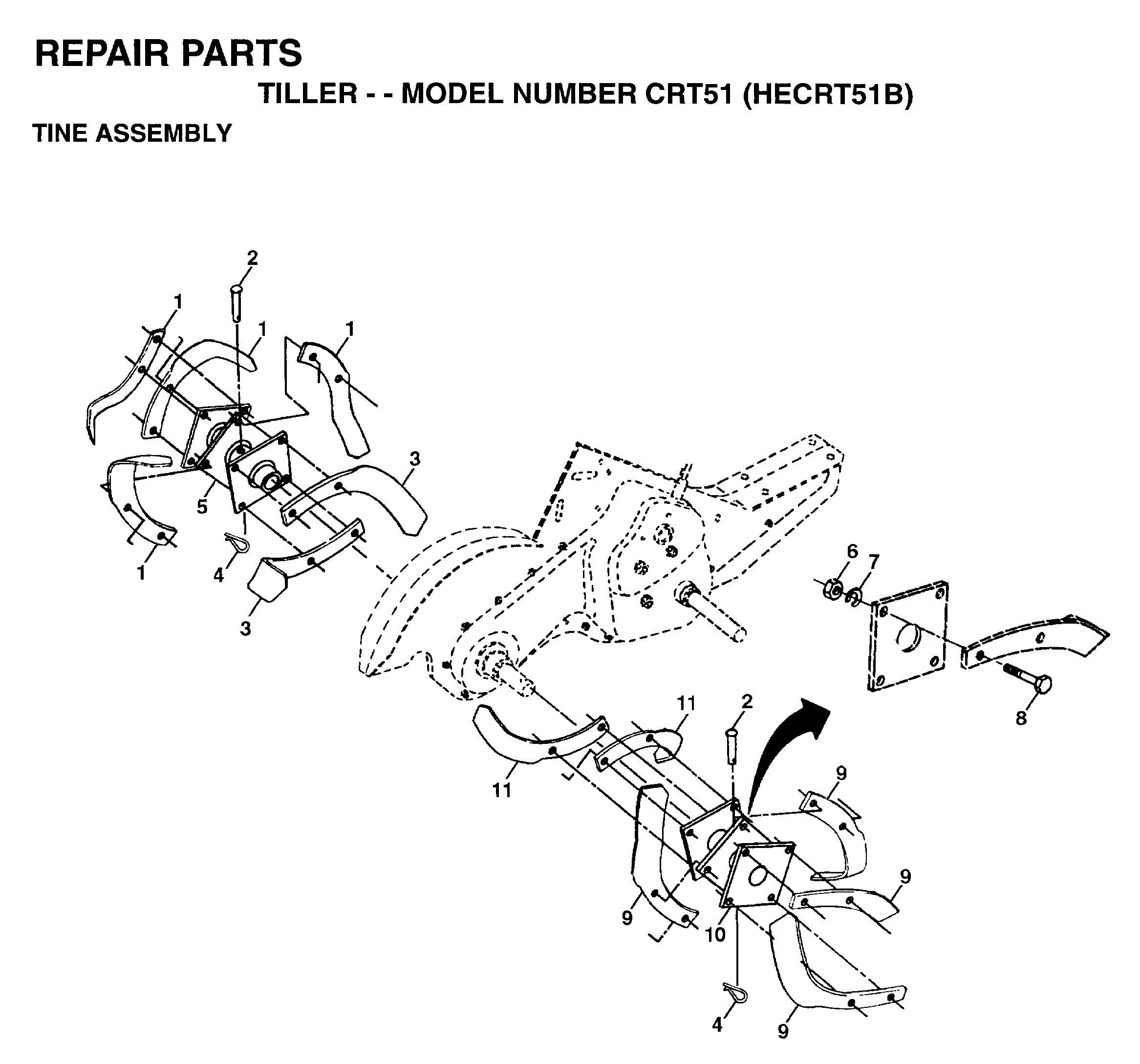 TINE ASSEMBLY