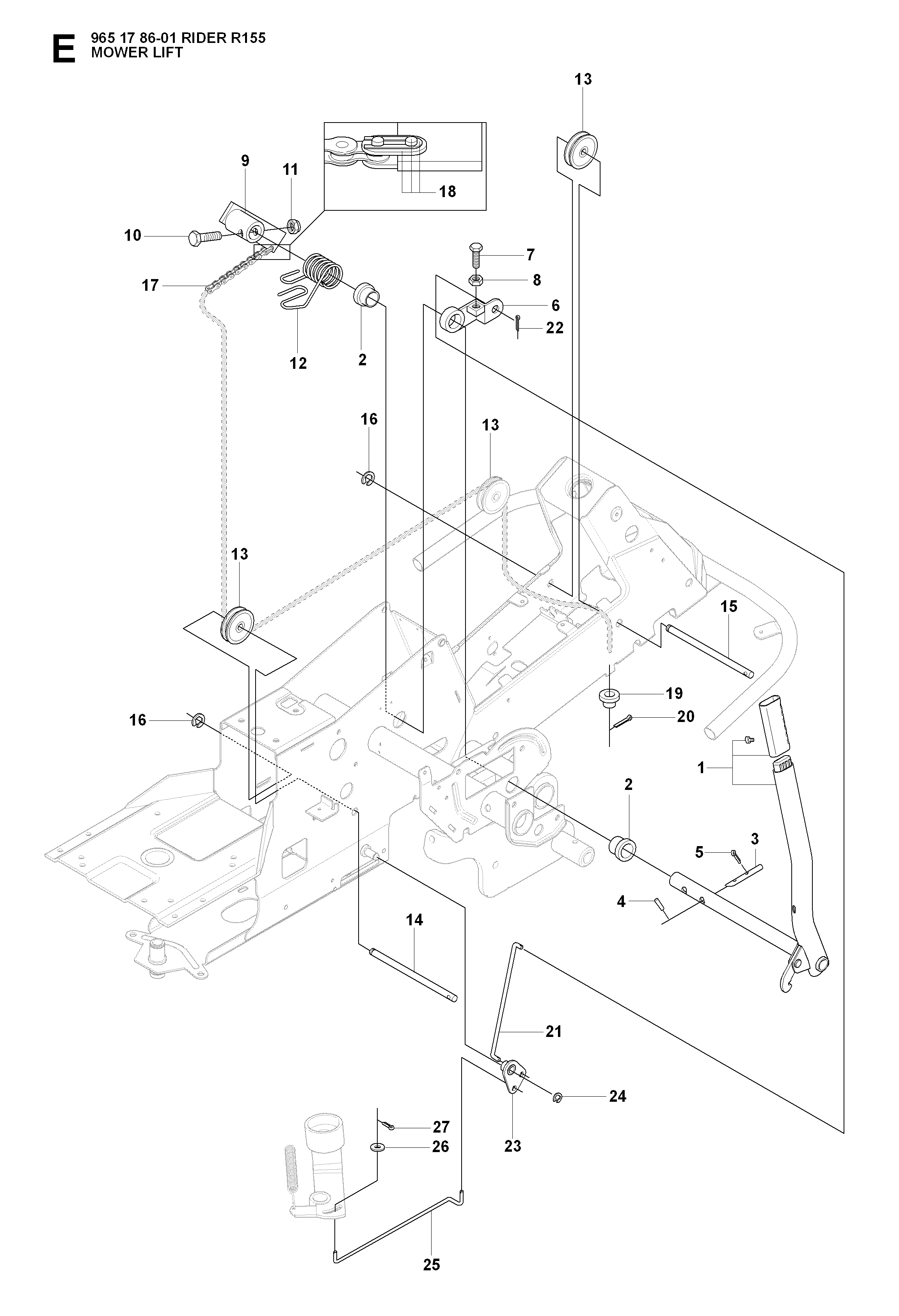 MOWER LIFT / DECK LIFT