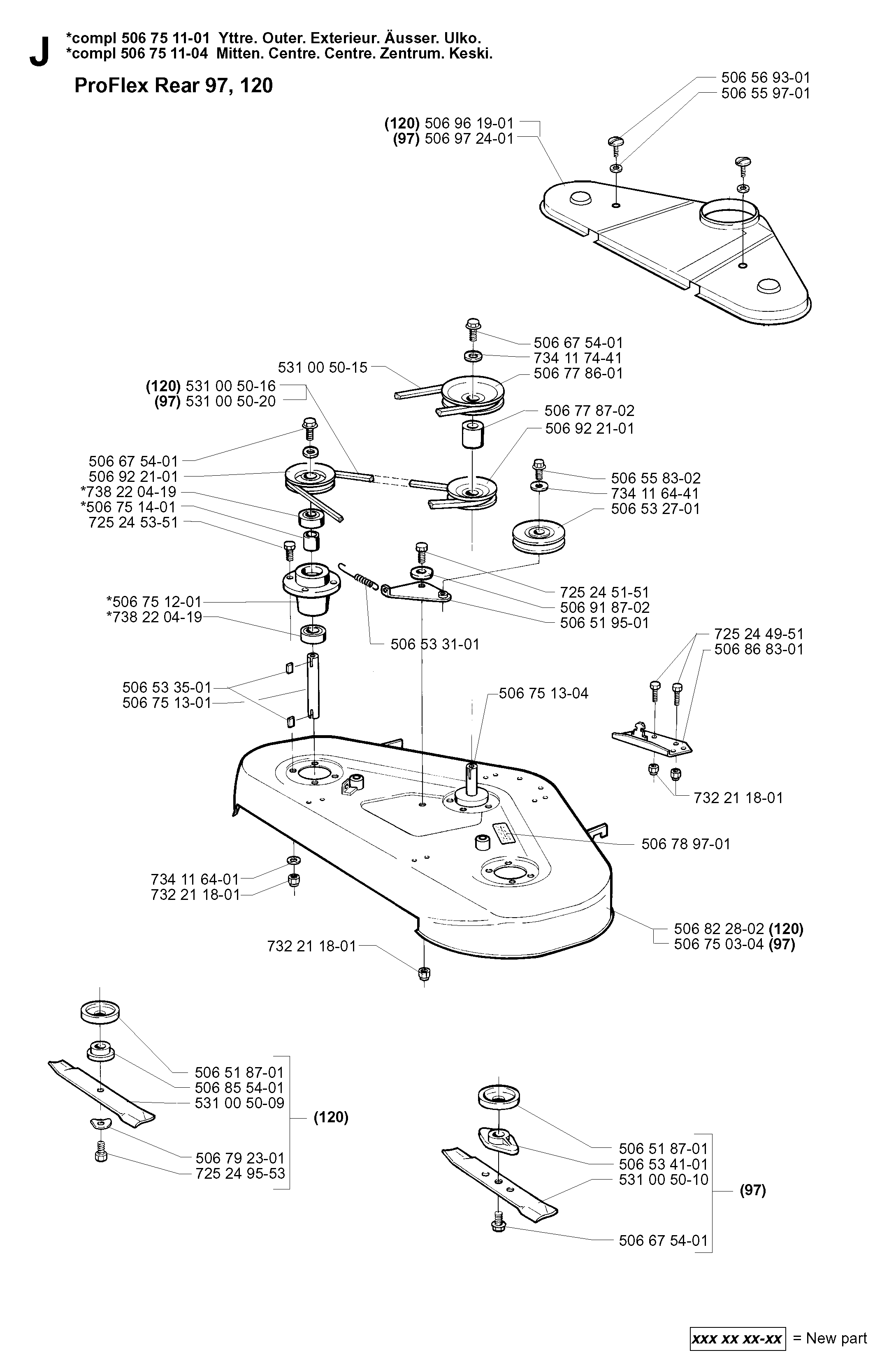 MOWER DECK / CUTTING DECK