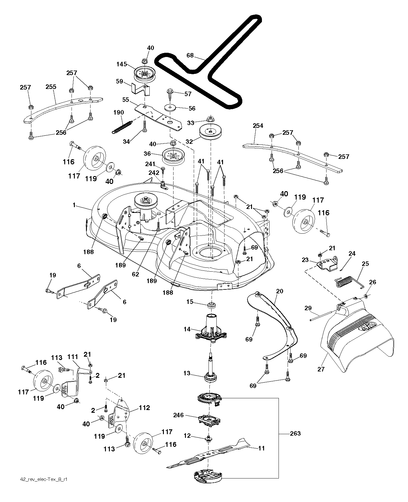 MOWER DECK / CUTTING DECK