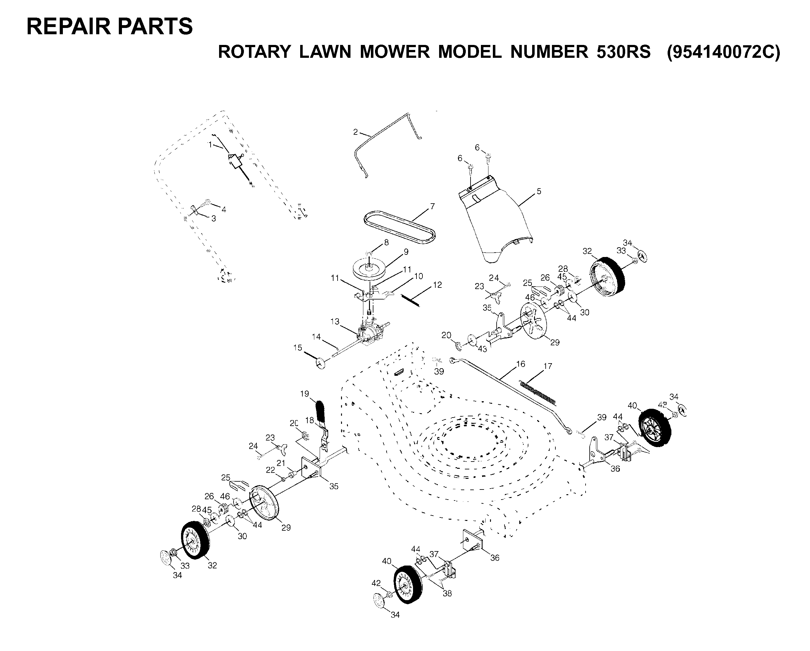 MOWER LIFT / DECK LIFT