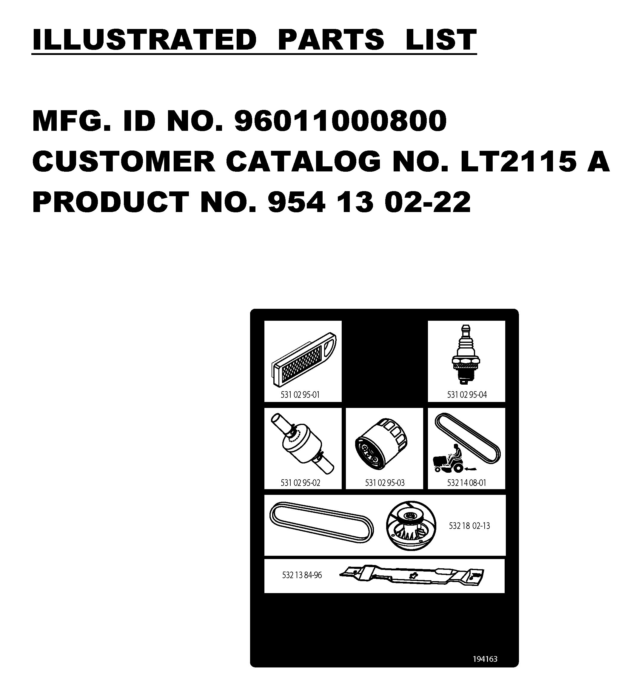 FREQUENTLY USED PARTS