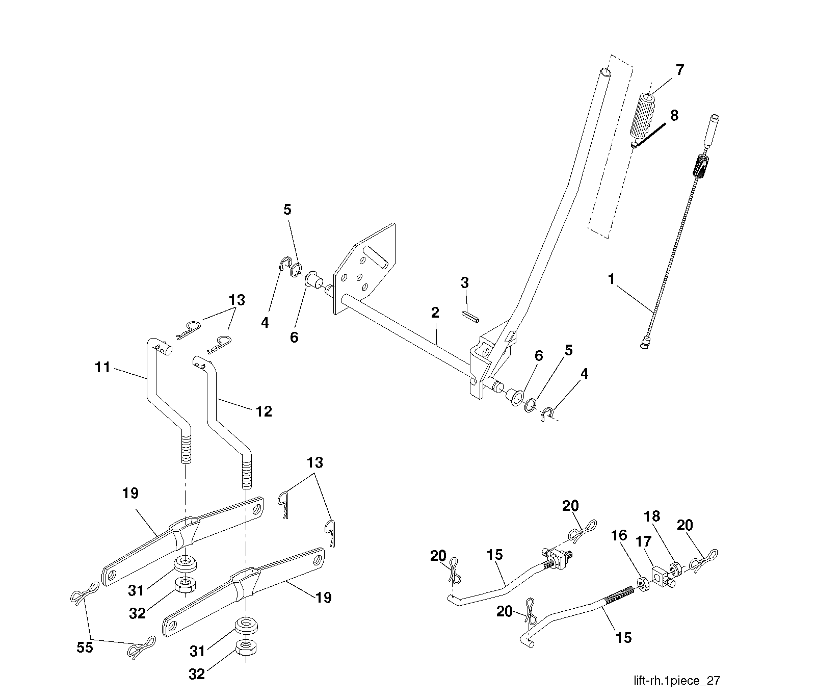 MOWER LIFT / DECK LIFT