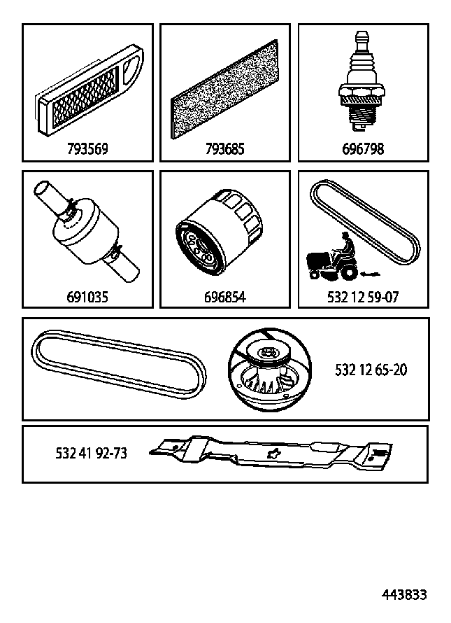 FREQUENTLY USED PARTS