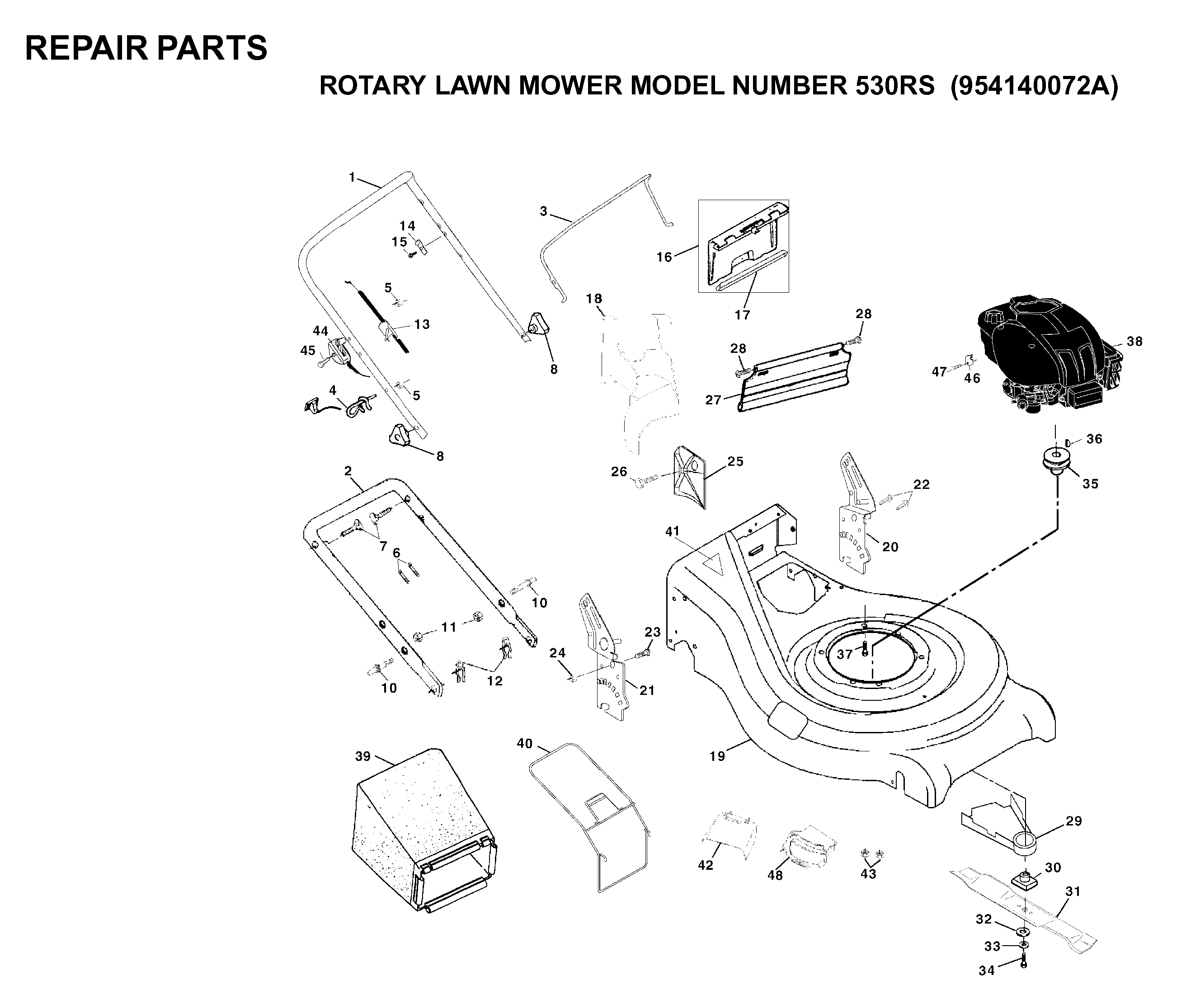 REPAIR PARTS