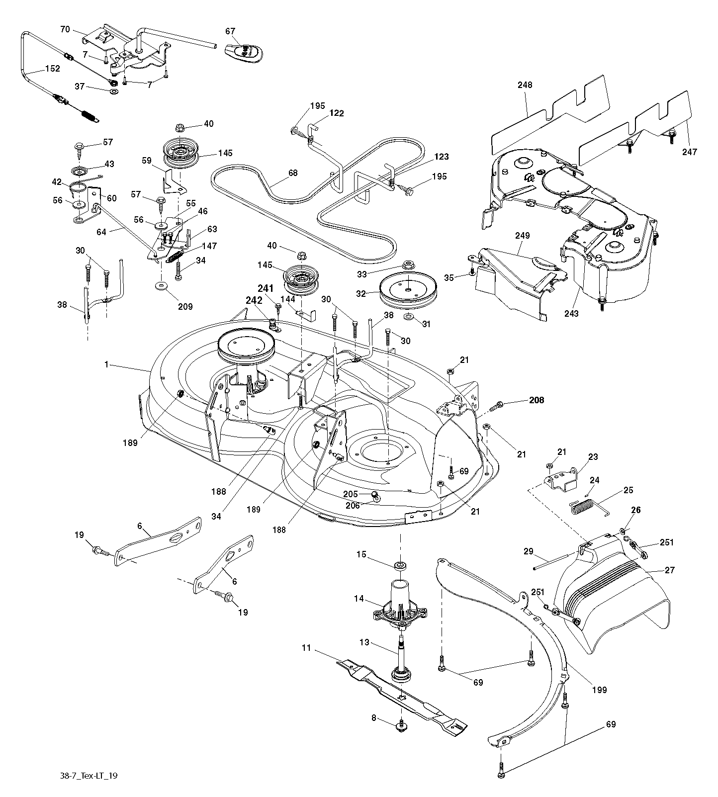 MOWER DECK / CUTTING DECK