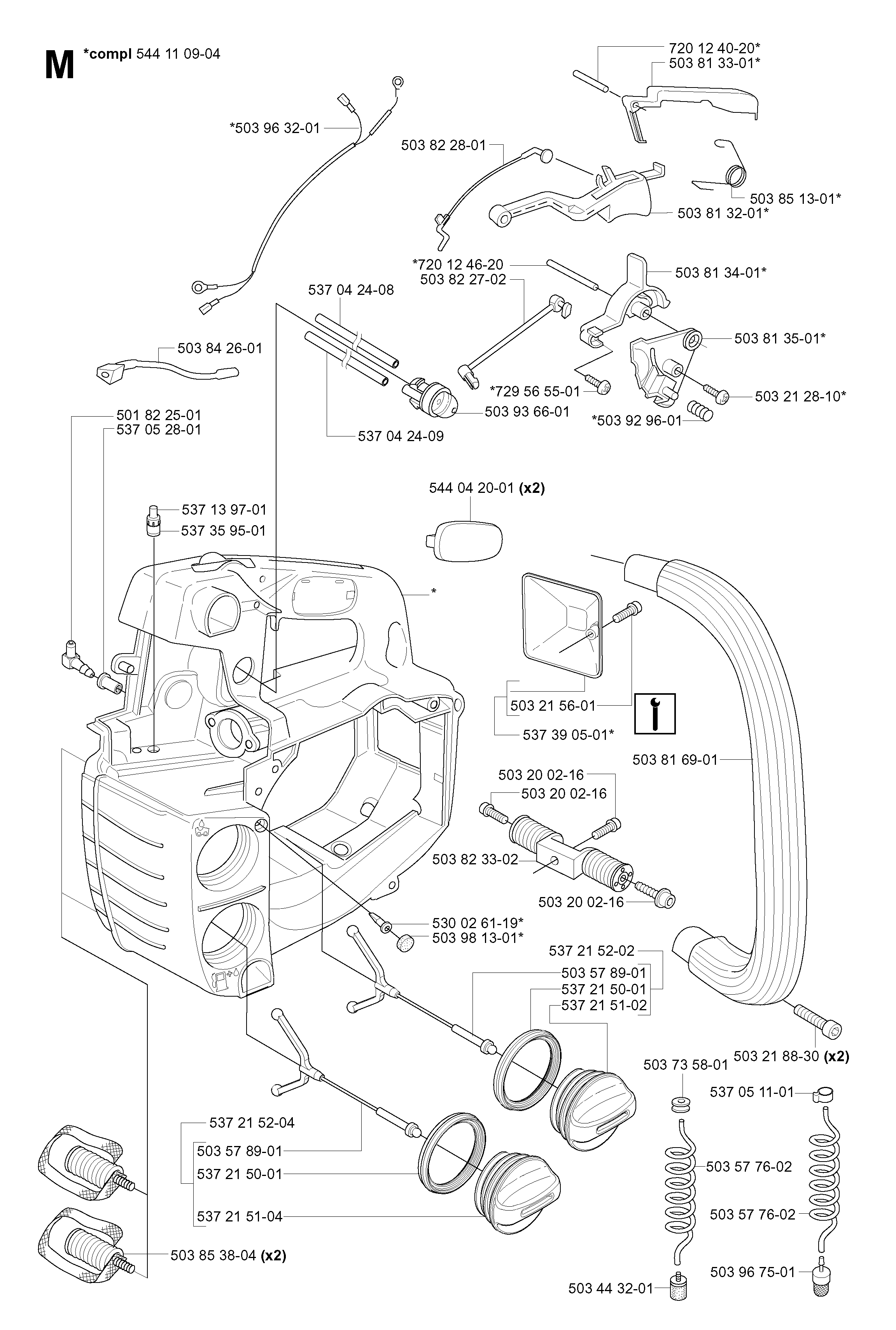 FUEL TANK & HANDLE