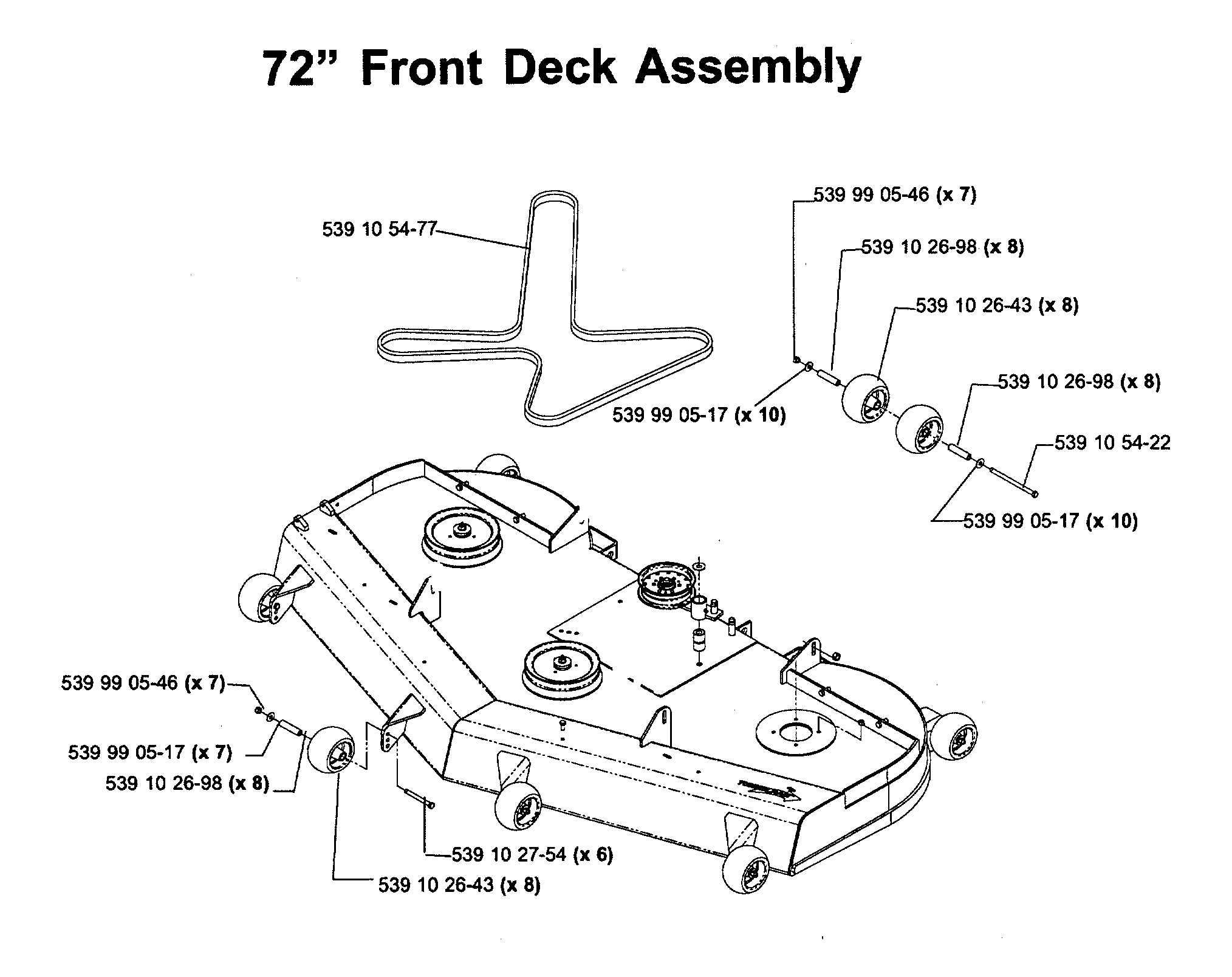 BRAKE / REAR MOWER LIFT