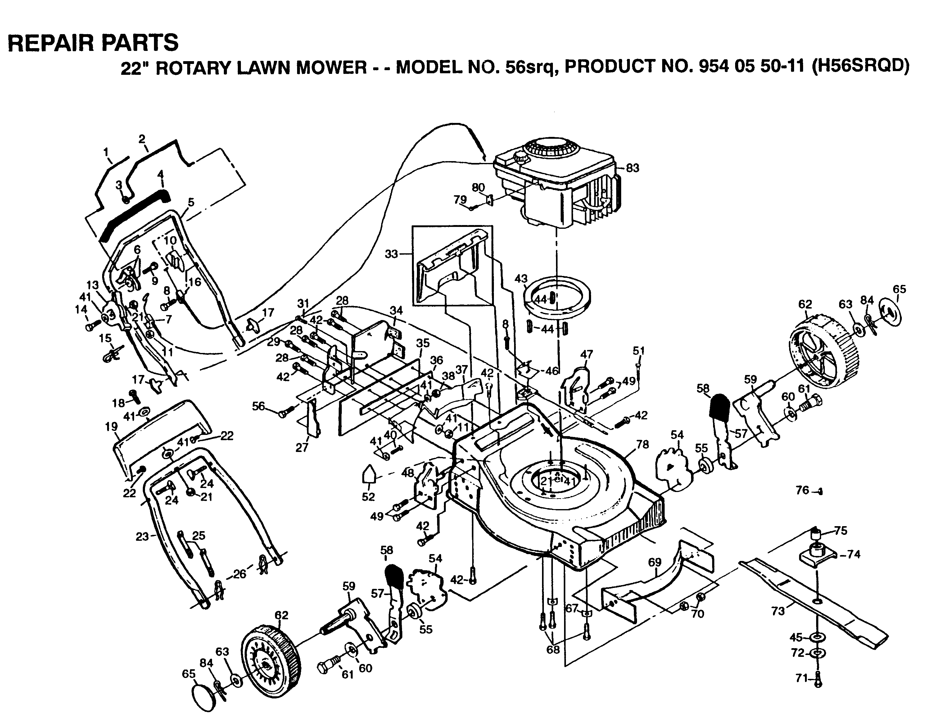 REPAIR PARTS