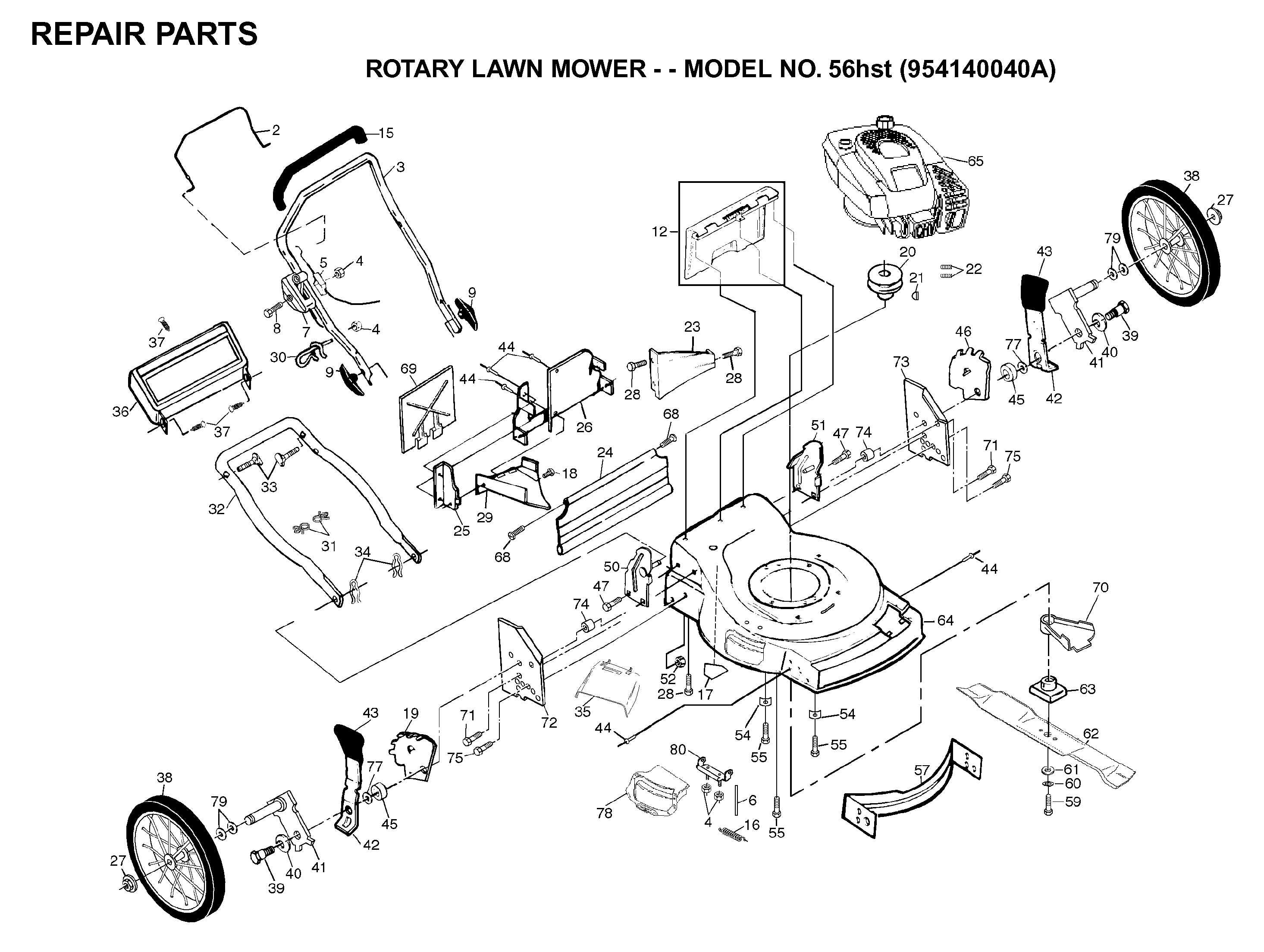 REPAIR PARTS