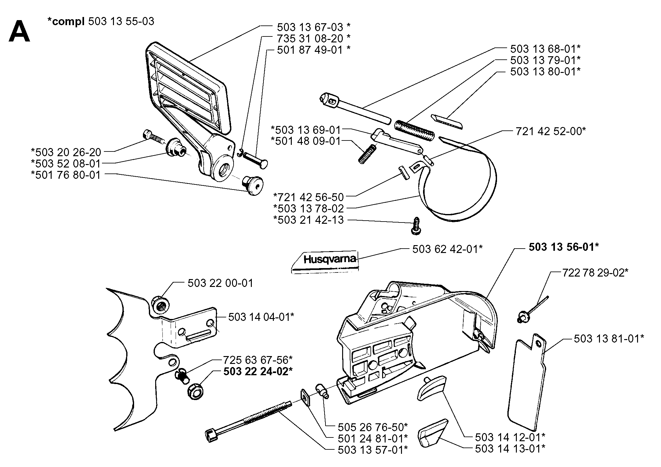 CHAIN BRAKE & CLUTCH COVER