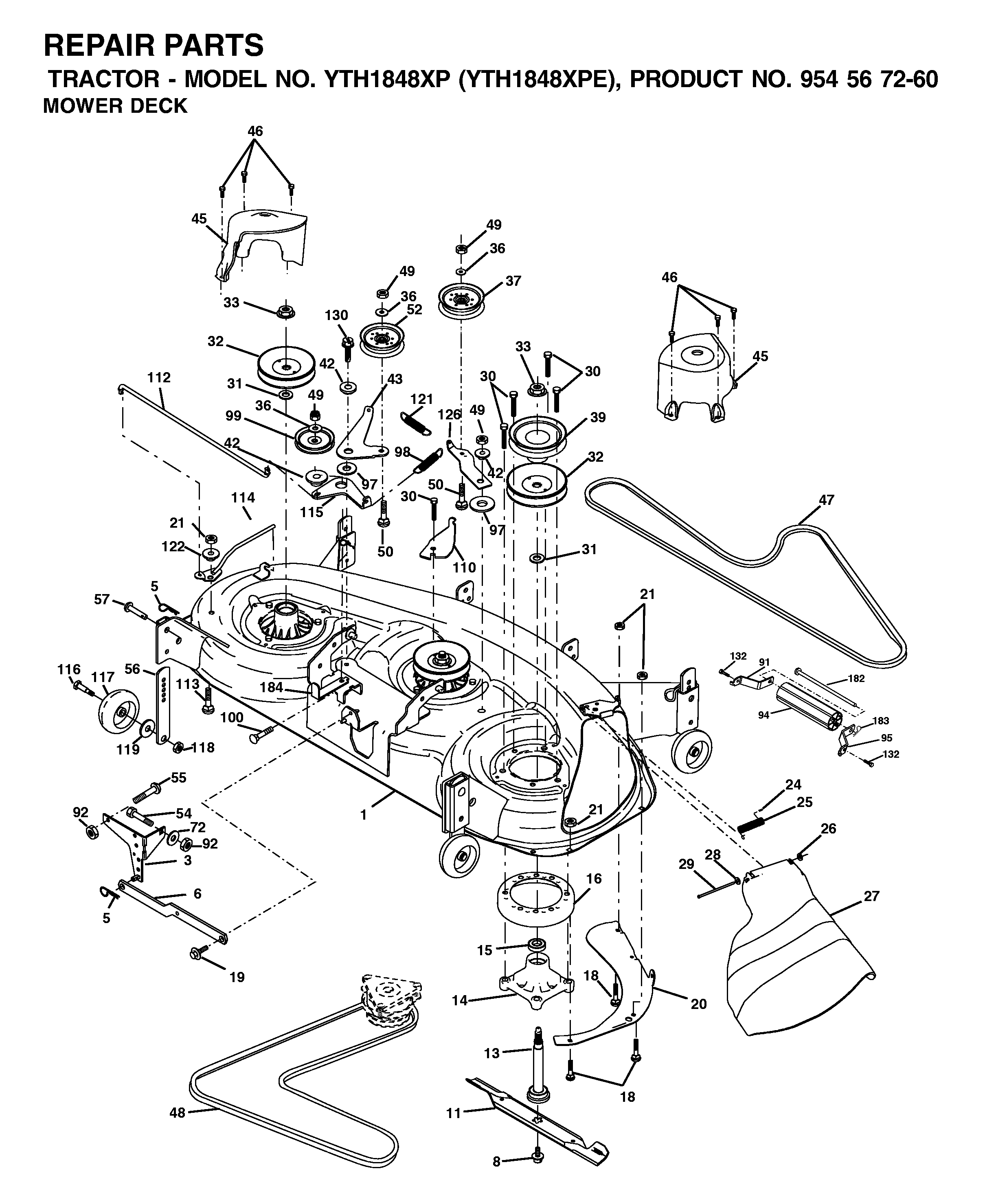 MOWER DECK / CUTTING DECK
