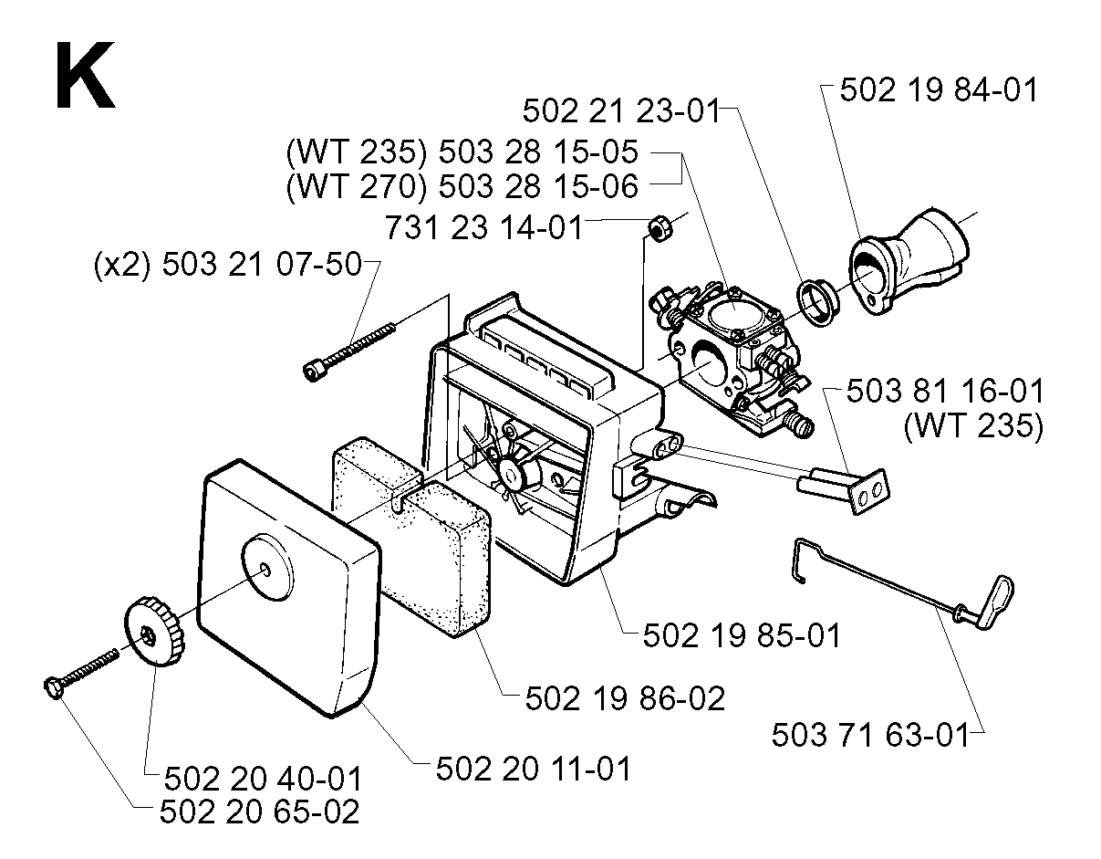 CARBURETOR & AIR FILTER