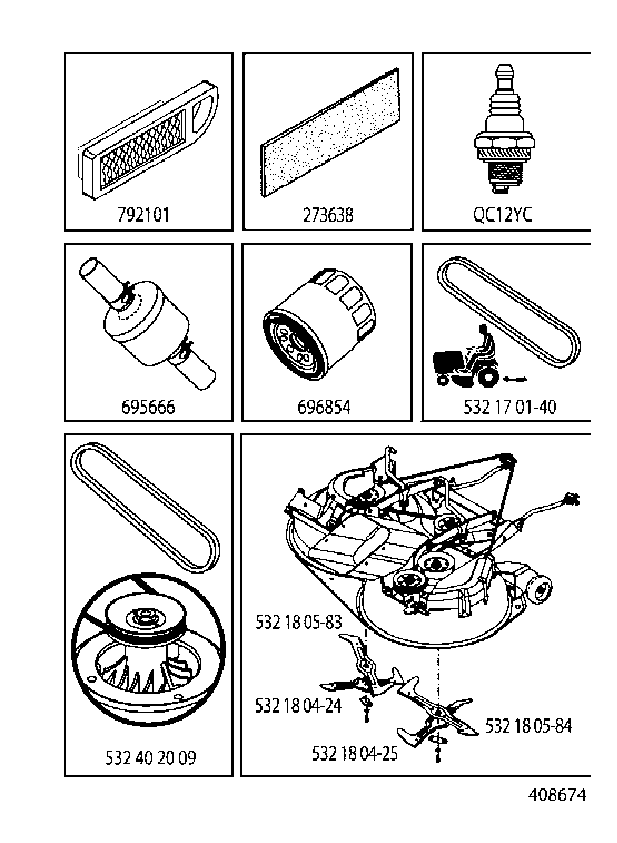 FREQUENTLY USED PARTS