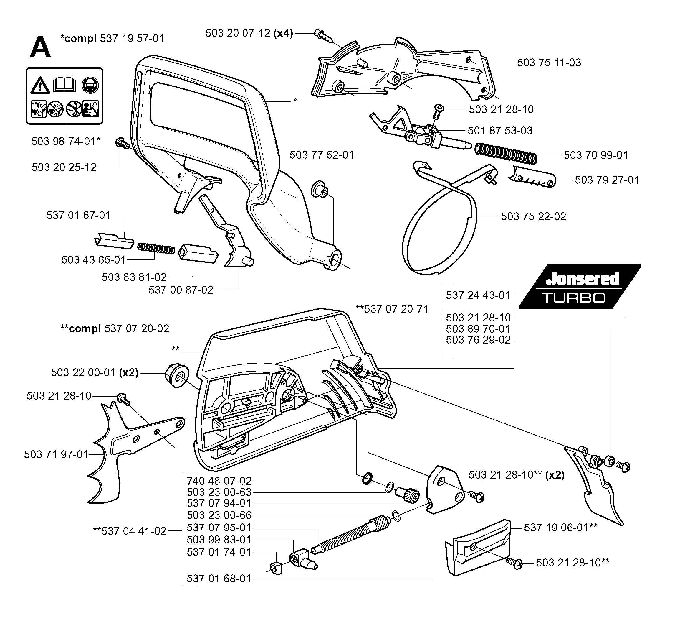 CHAIN BRAKE & CLUTCH COVER