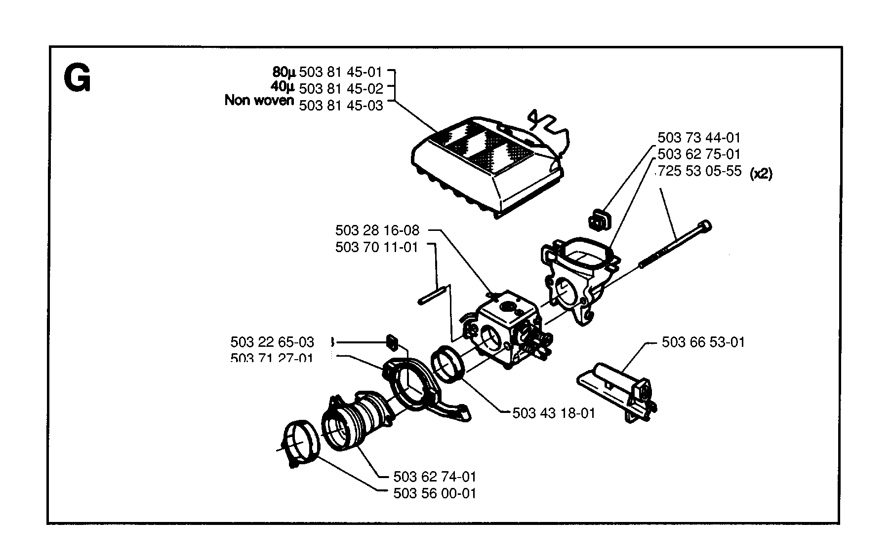 CARBURETOR & AIR FILTER