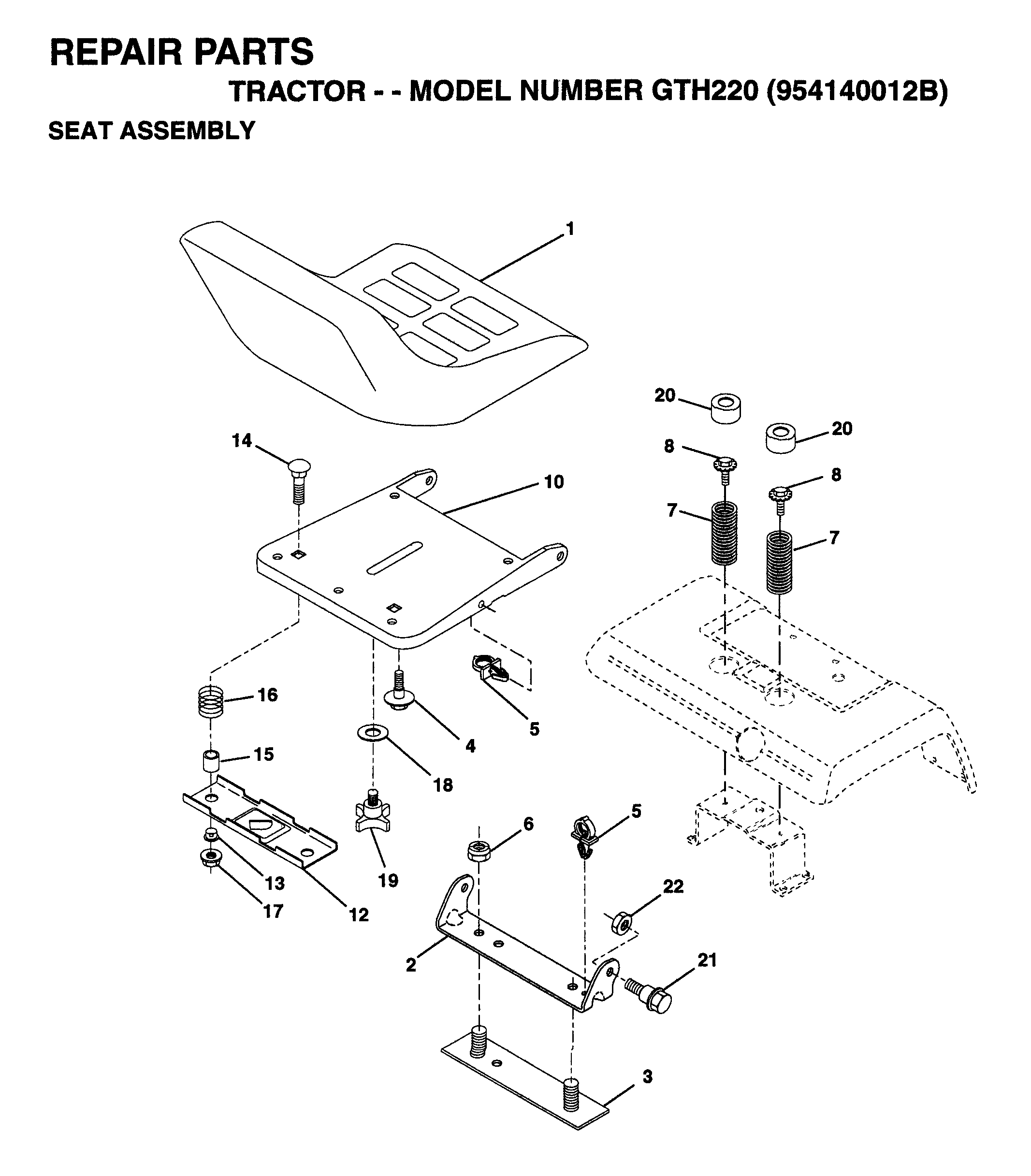 MOWER LIFT / DECK LIFT