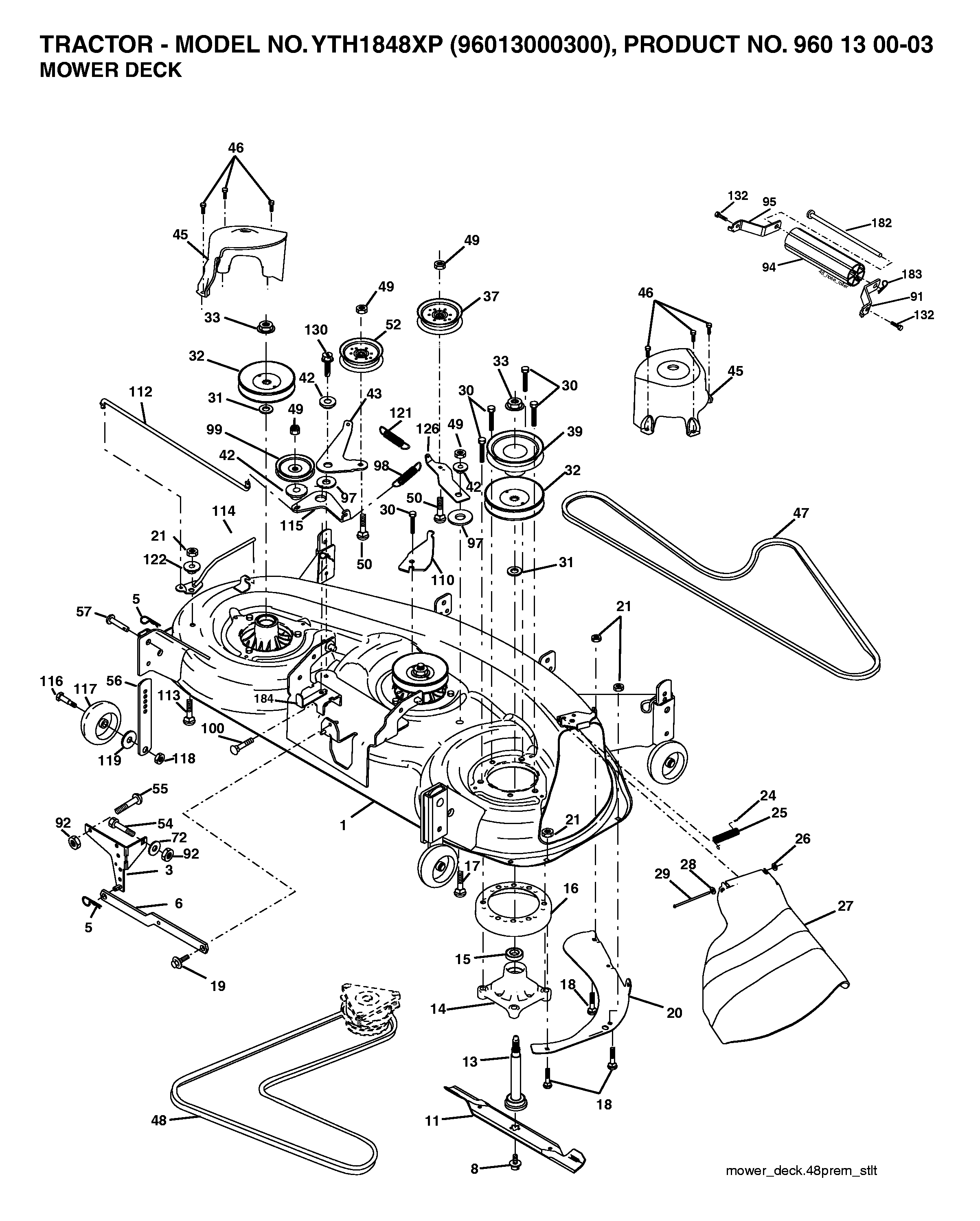 MOWER DECK / CUTTING DECK