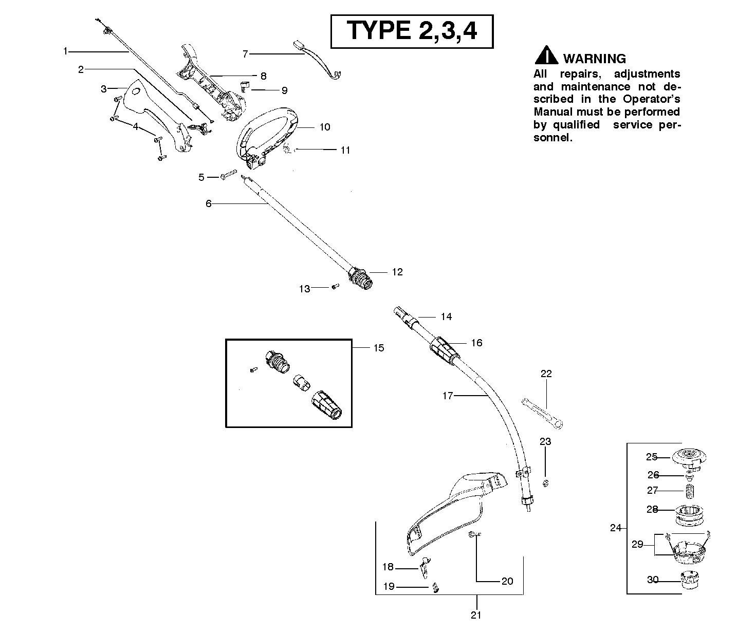 SHAFT & HANDLE