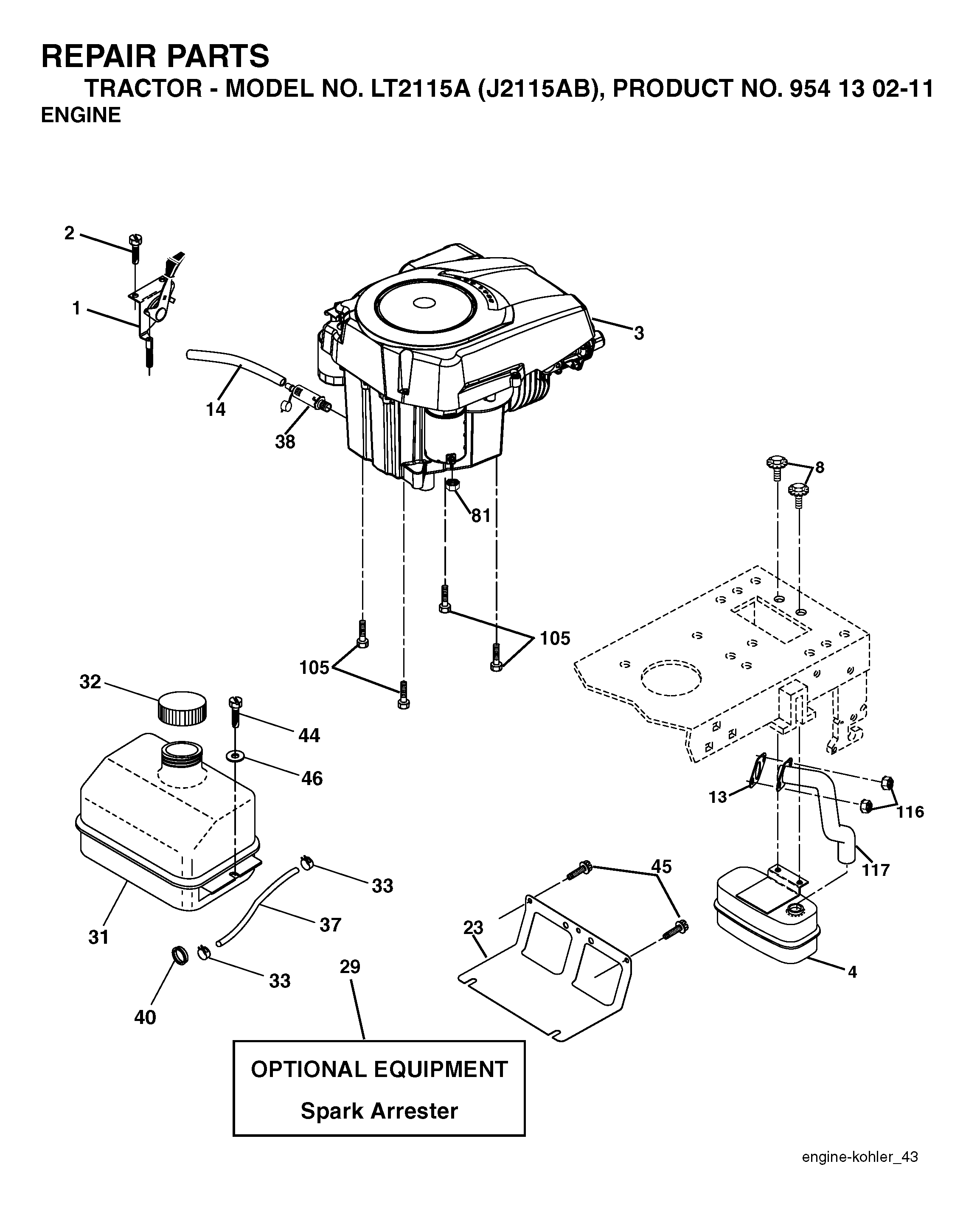 ENGINE & CUTTING EQUIPMENT