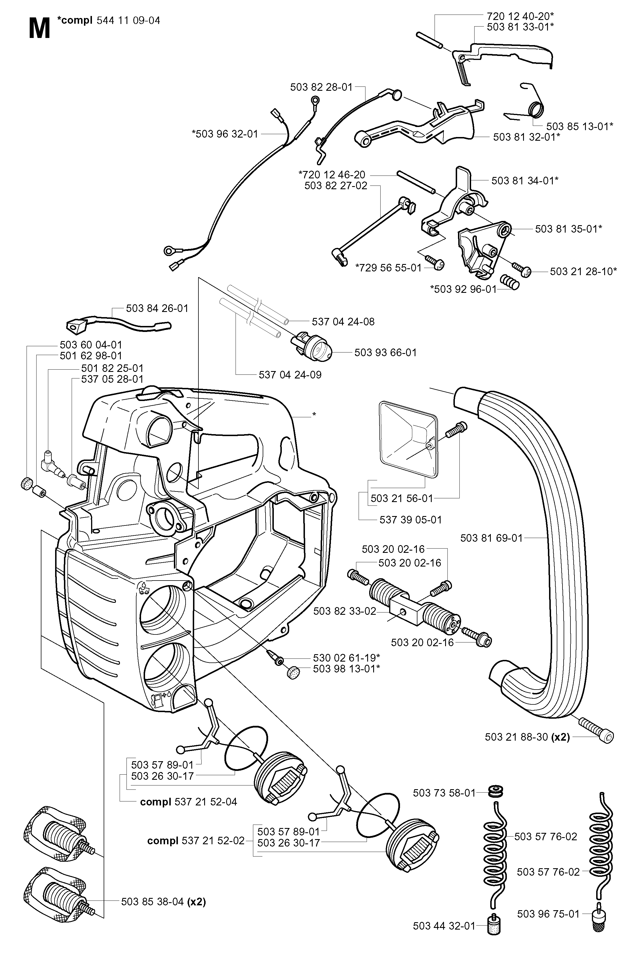 FUEL TANK & HANDLE