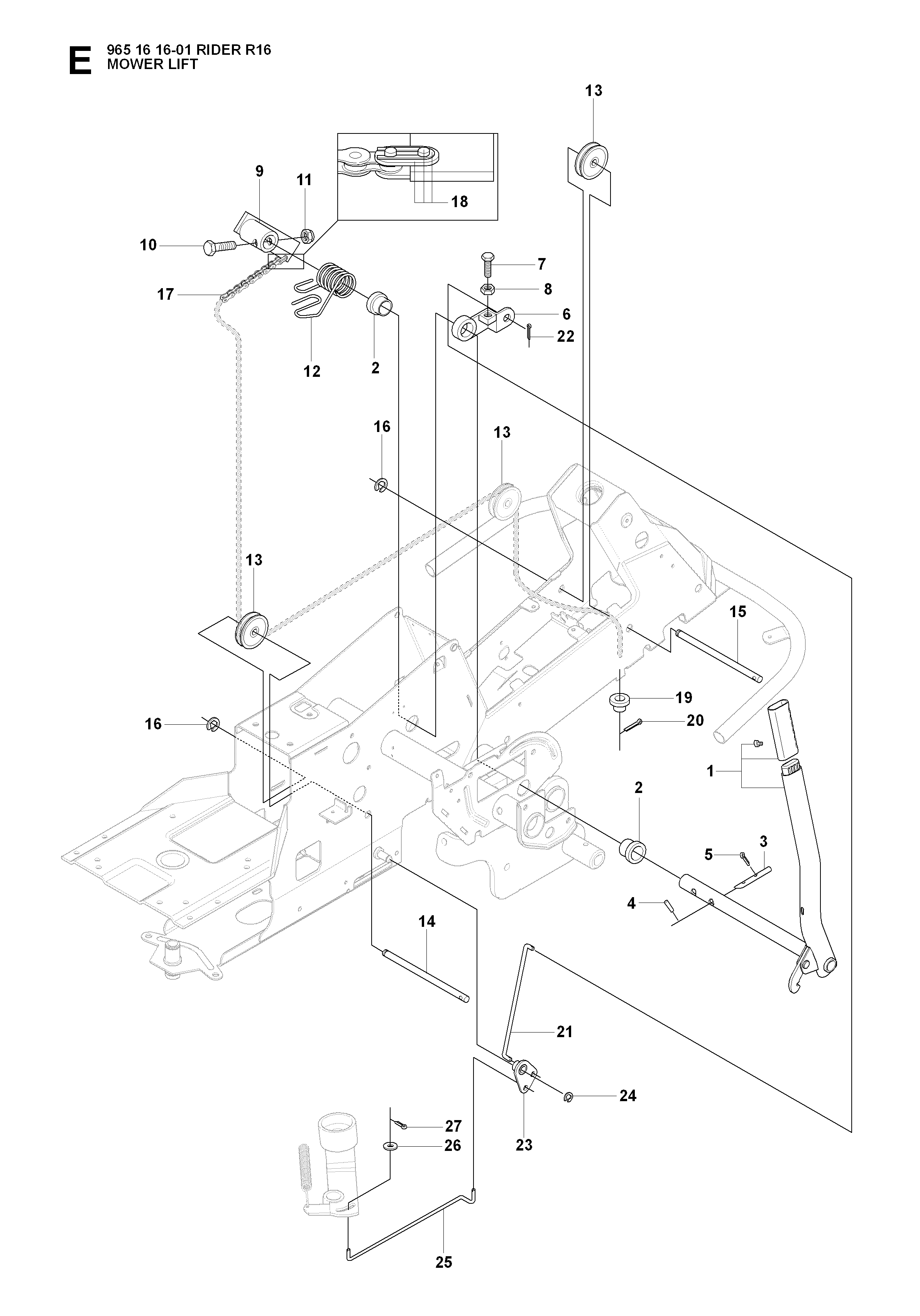 MOWER LIFT / DECK LIFT