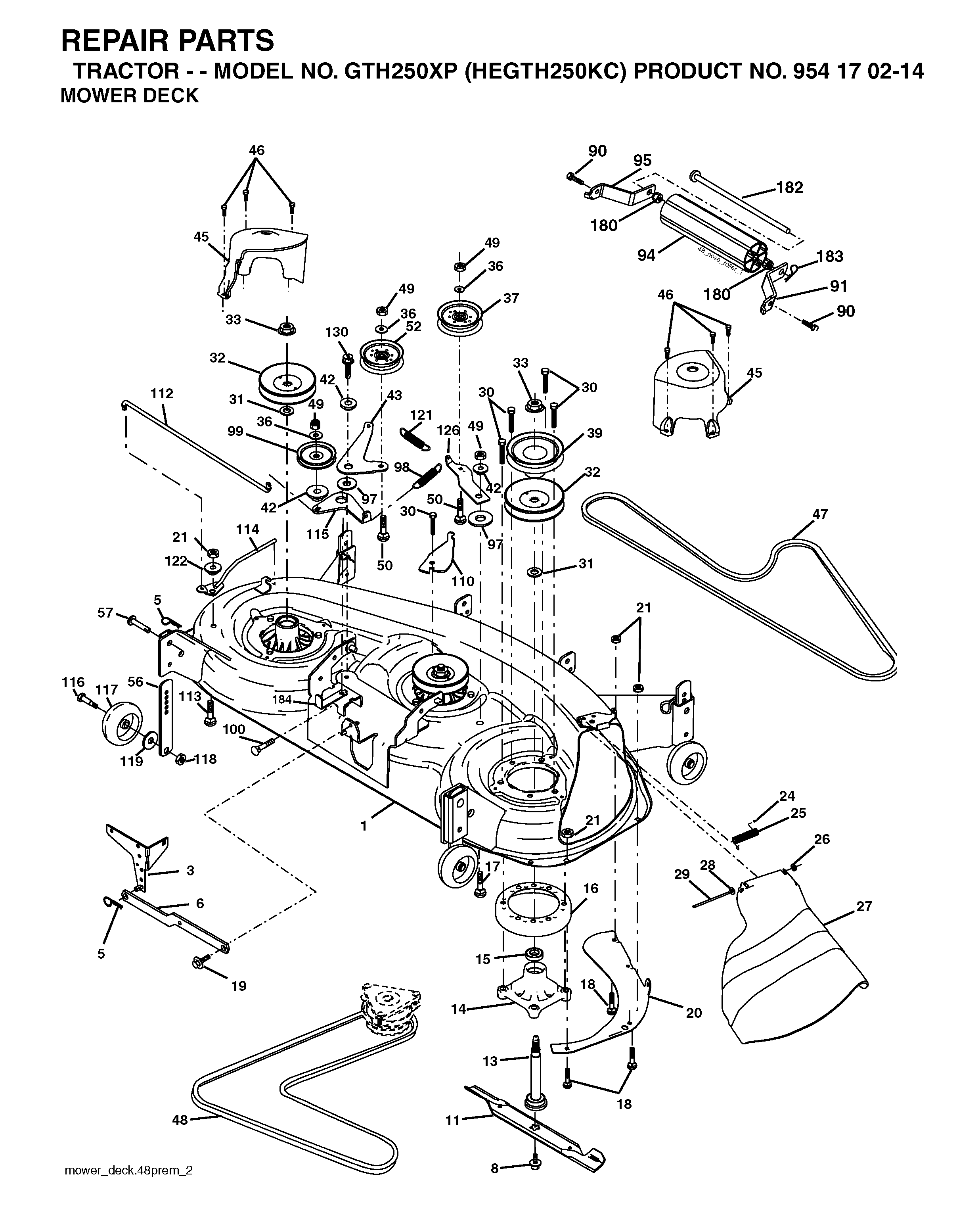 MOWER DECK / CUTTING DECK