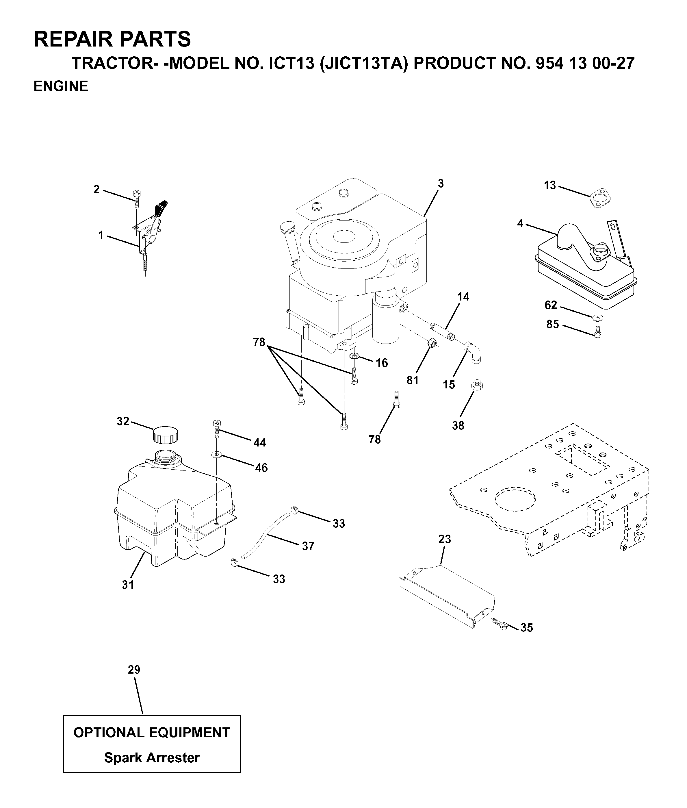 ENGINE & CUTTING EQUIPMENT