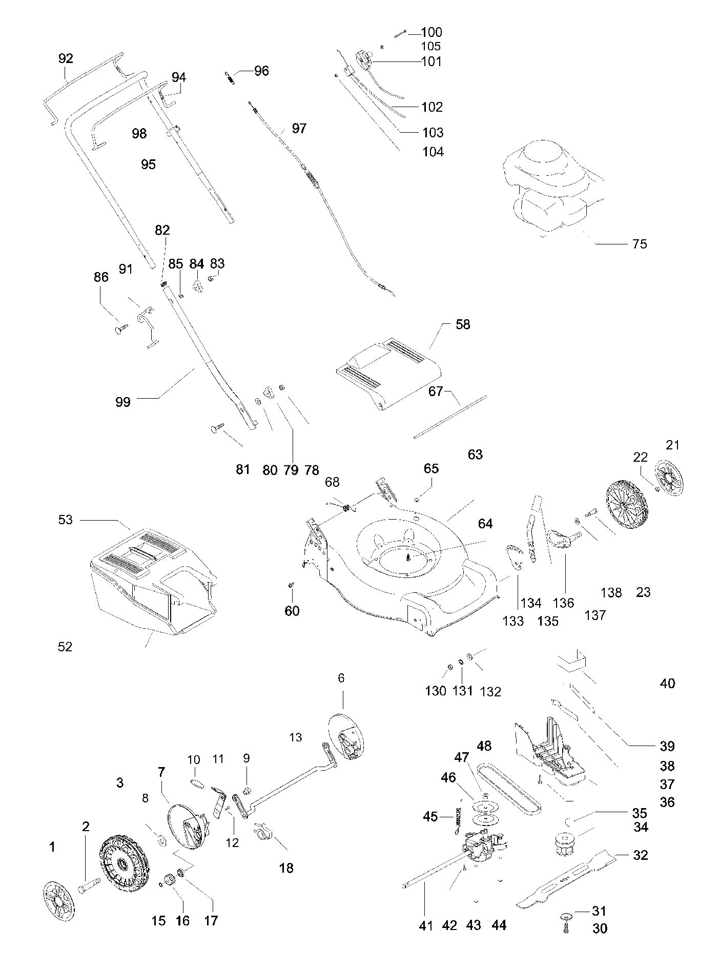 MOWER DECK / CUTTING DECK