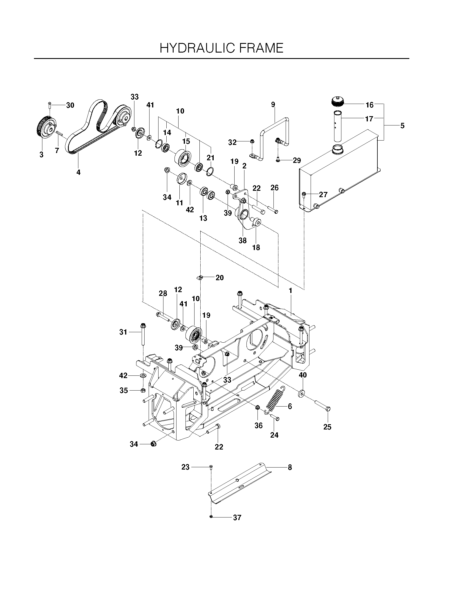 HYDRAULIC FRAME