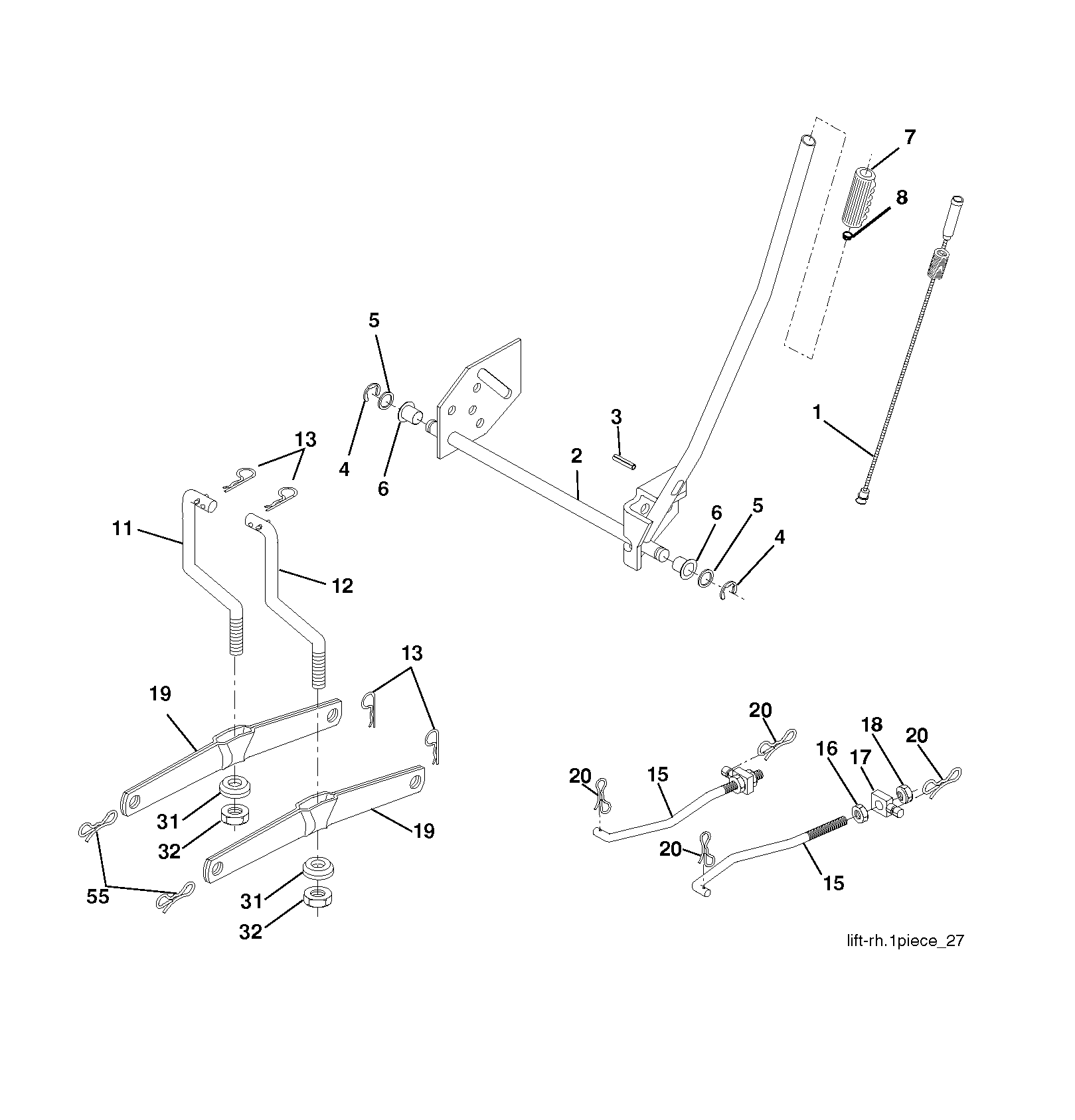 MOWER LIFT / DECK LIFT