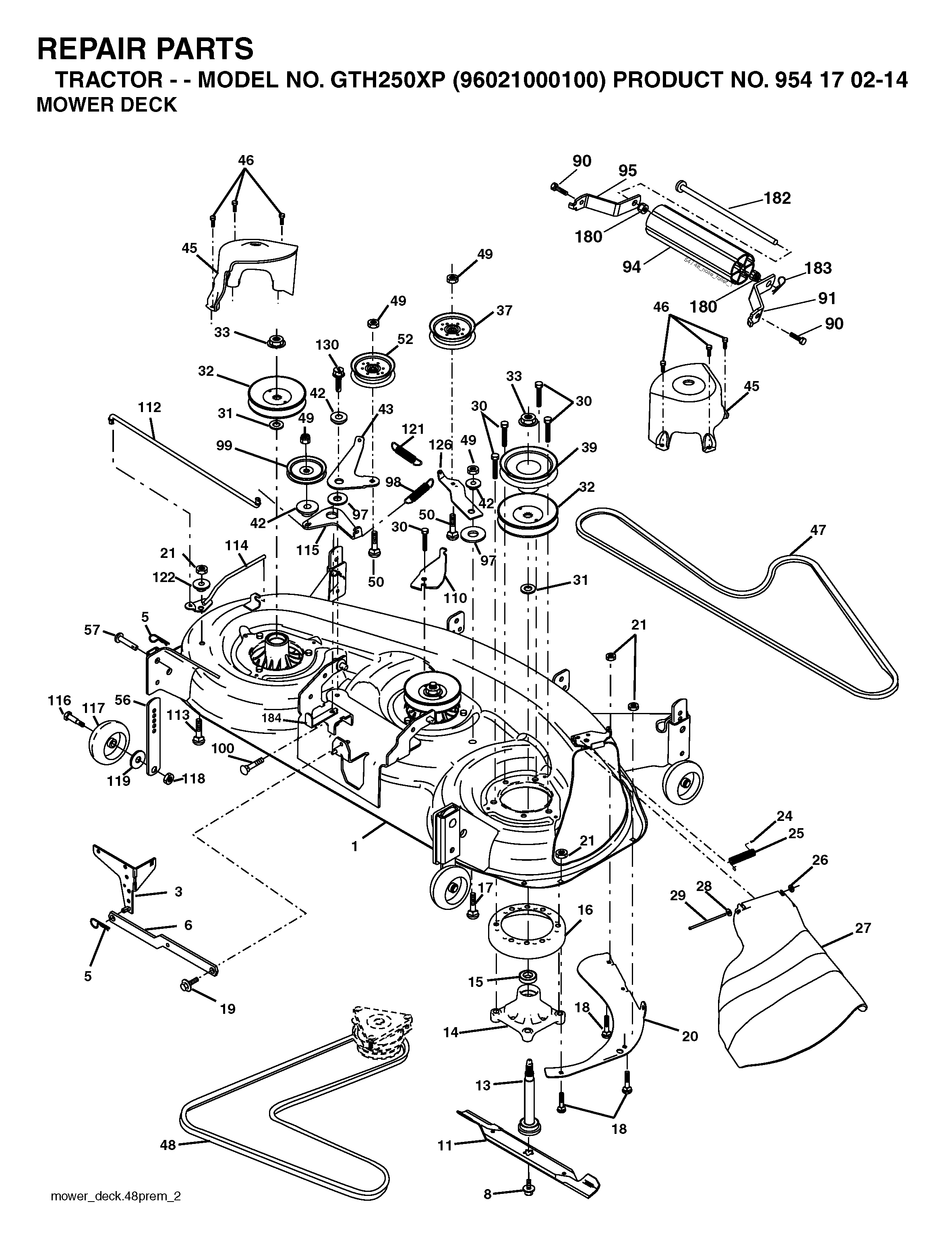 MOWER DECK / CUTTING DECK