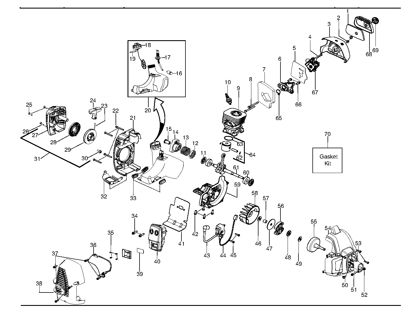 SECTOR GEAR / AXLE SUPPORT