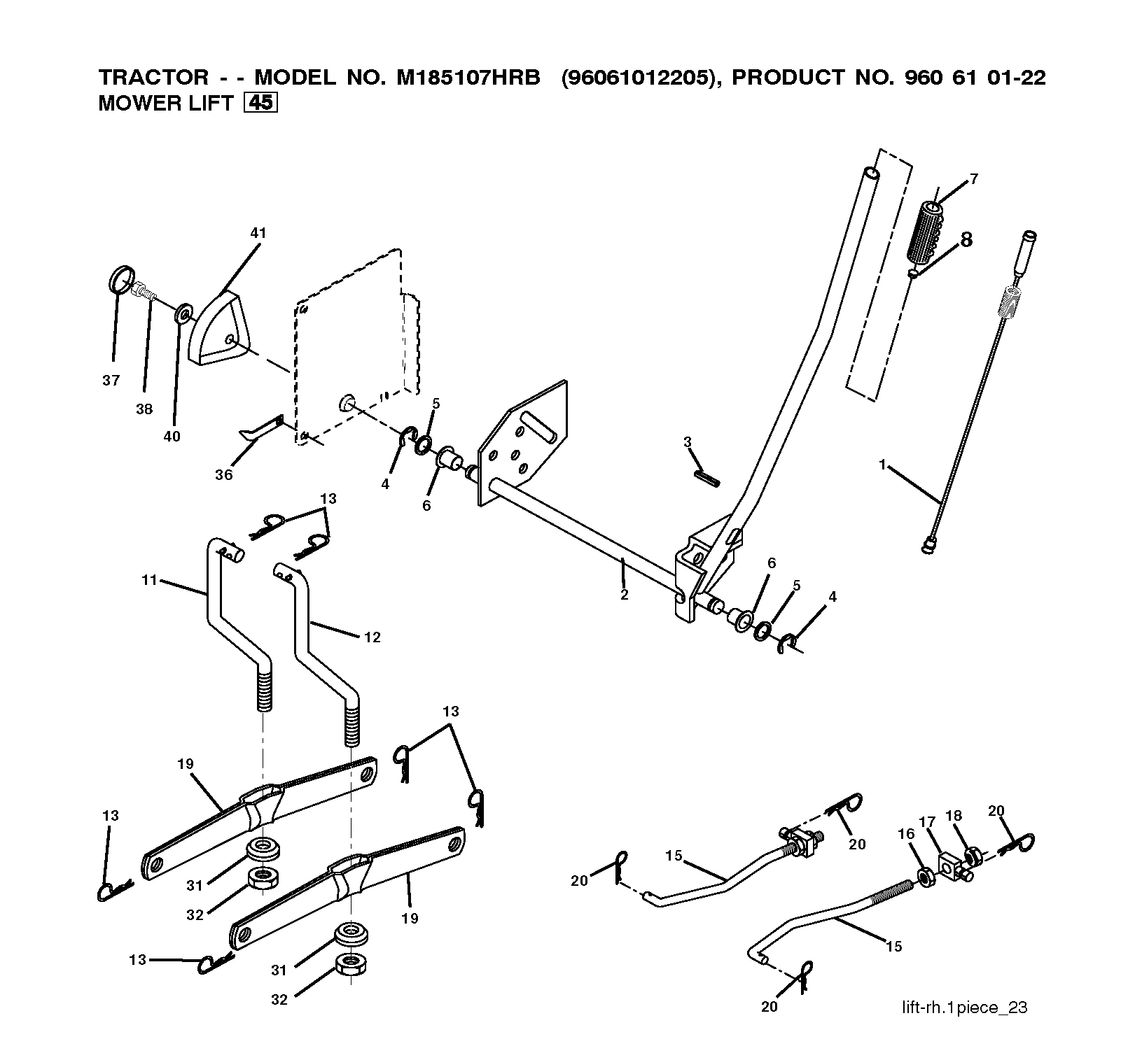 MOWER LIFT / DECK LIFT